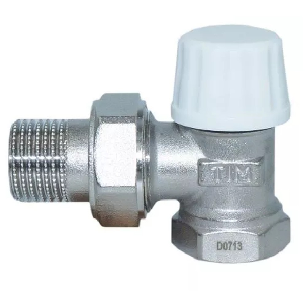 Клапан запорный радиаторный угловой TIM 3/4 дюйма RS521.03