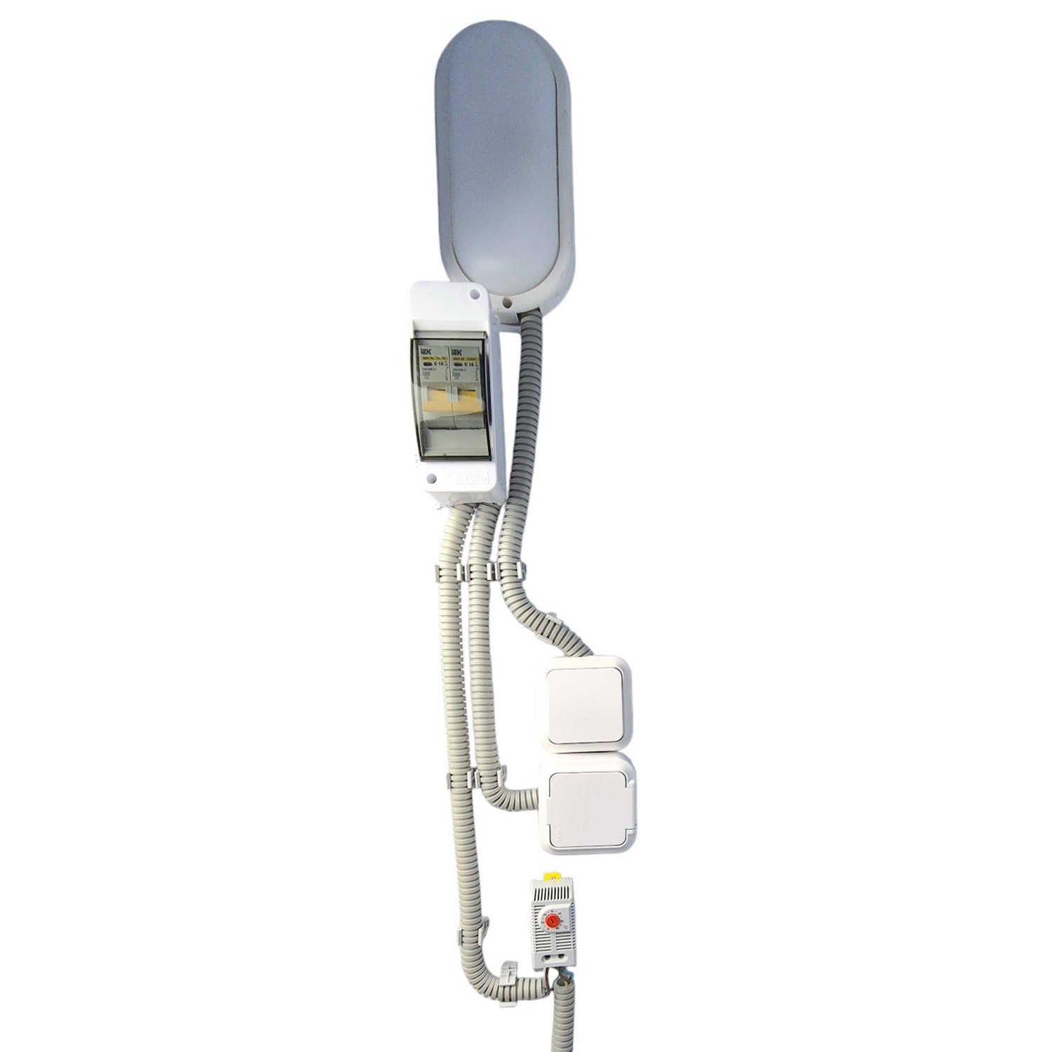 Термобокс уличный Сармат для настенных газовых котлов 9-24 кВт белый 1754302