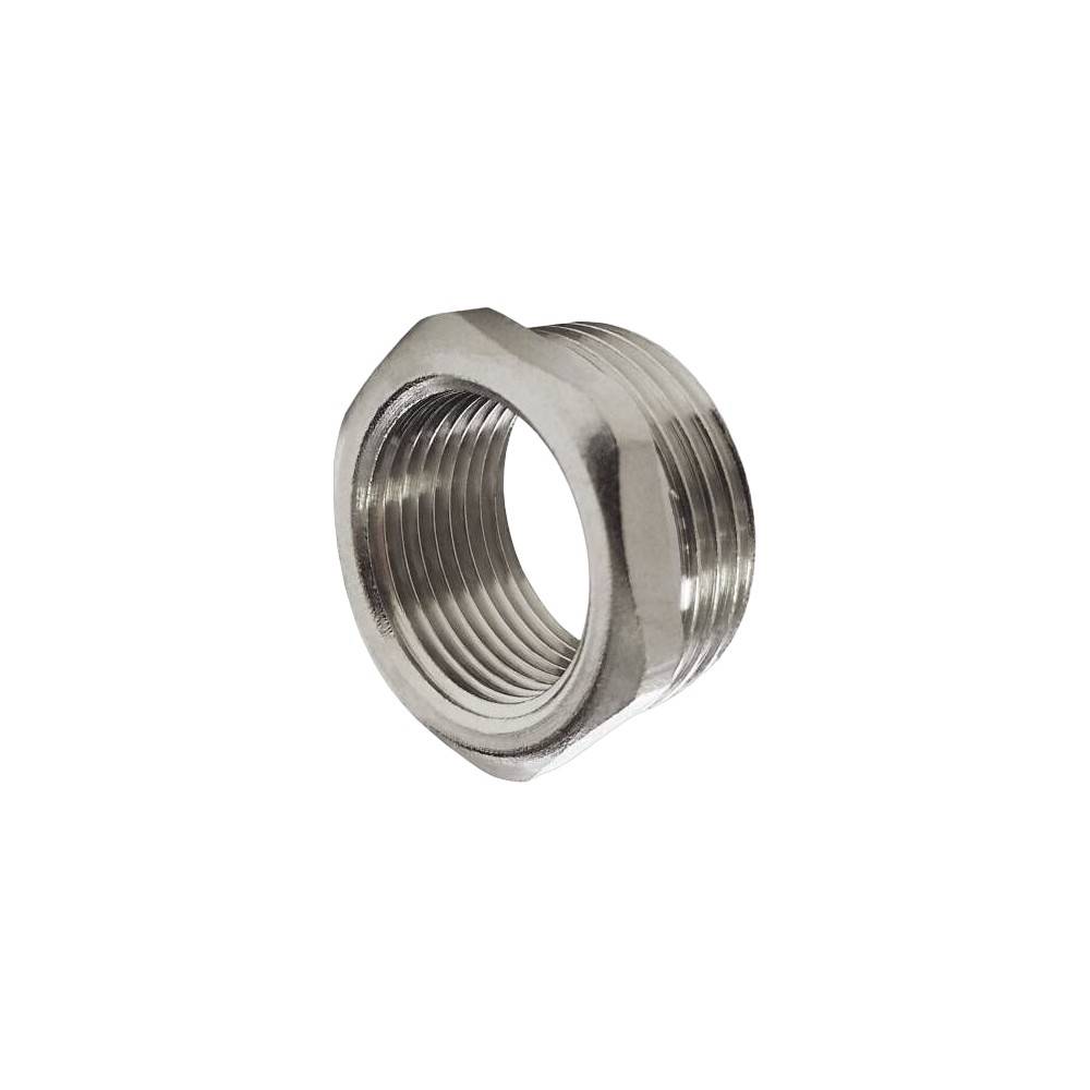 Футорка Valfex 1/2 x 1/4 никелированная VF.581.N.0402