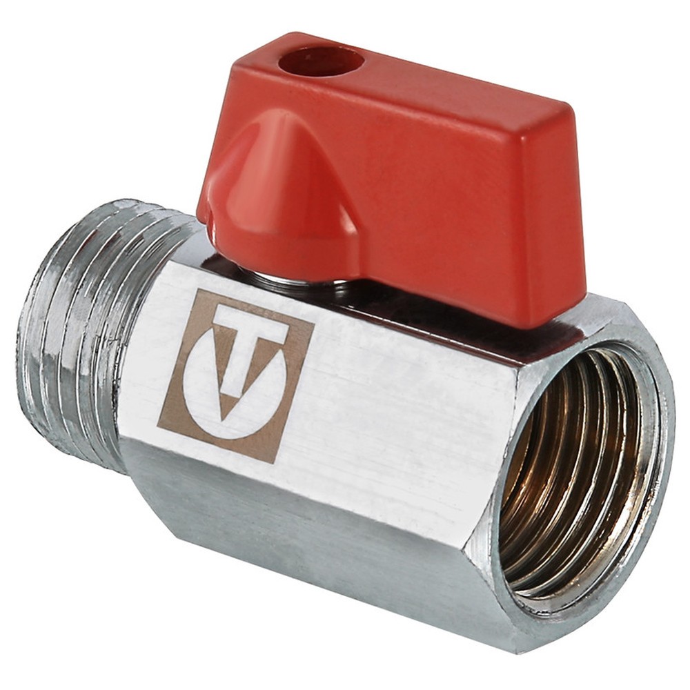 Кран шаровой Valtec MINI 1/2 ВН упаковка 20 шт VT.331.N.04