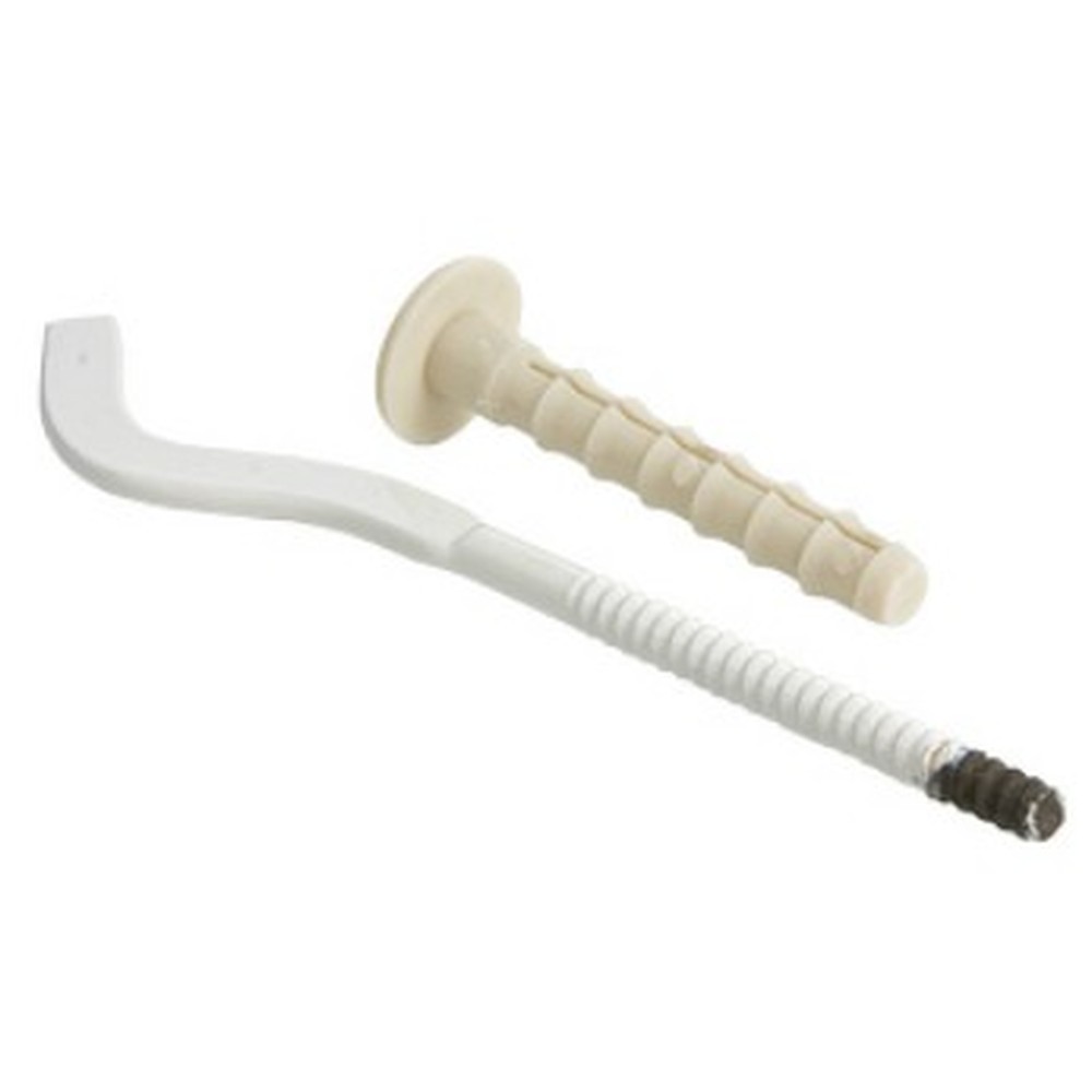 Кронштейн штыревой с дюбелем для секционных радиаторов VALTEC 7х180 мм белый VT.02.0.00006