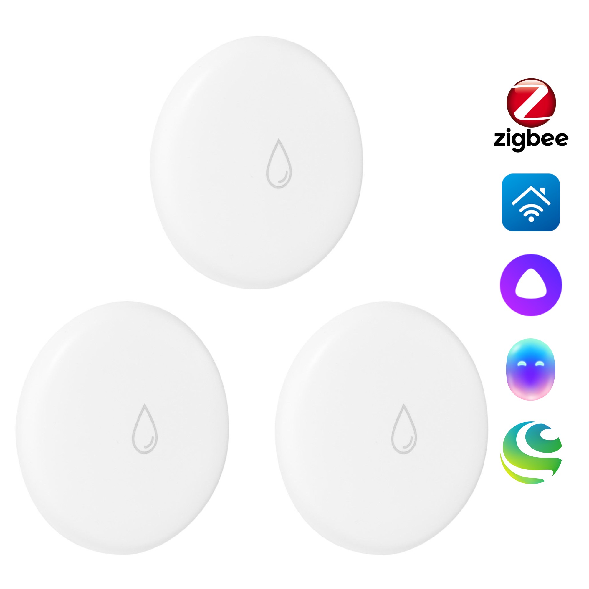 Комплект датчиков протечки HOMMYN 3 шт. 3WLS30ZB