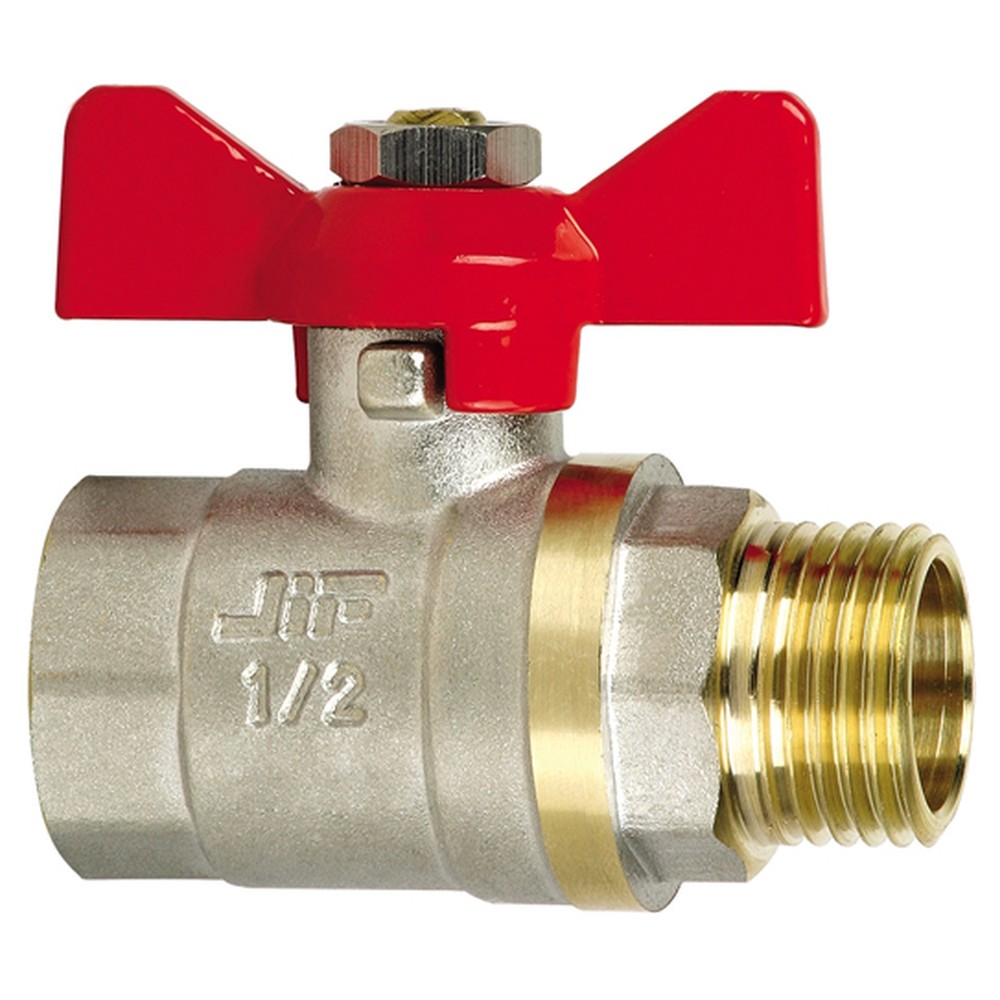 Кран шаровый JIF 3/4 ВН ручка бабочка уп 10 шт JIF355