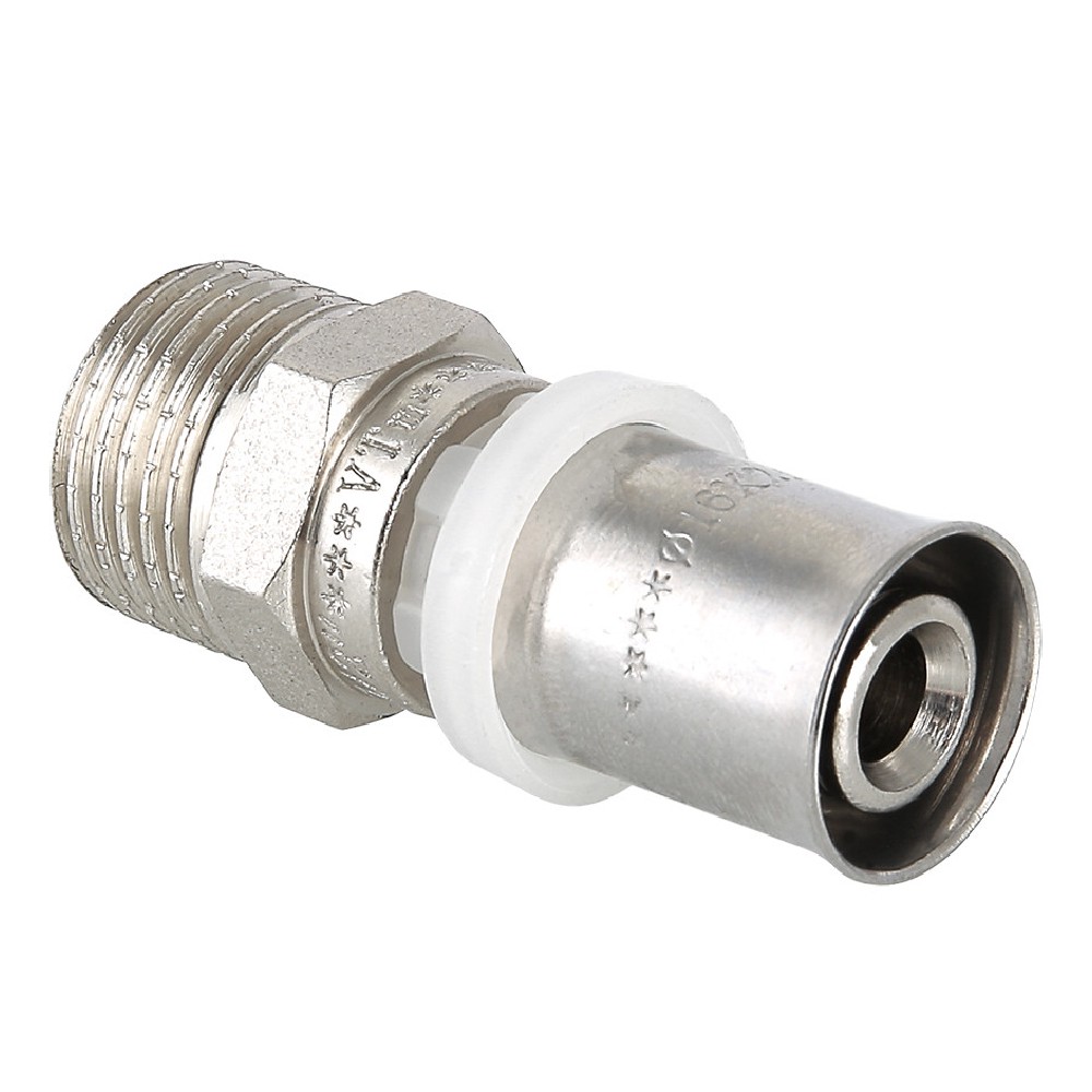 Соединитель пресс Valtec VTm.201.N наружная резьба 26 х 1 VTm.201.N.002606