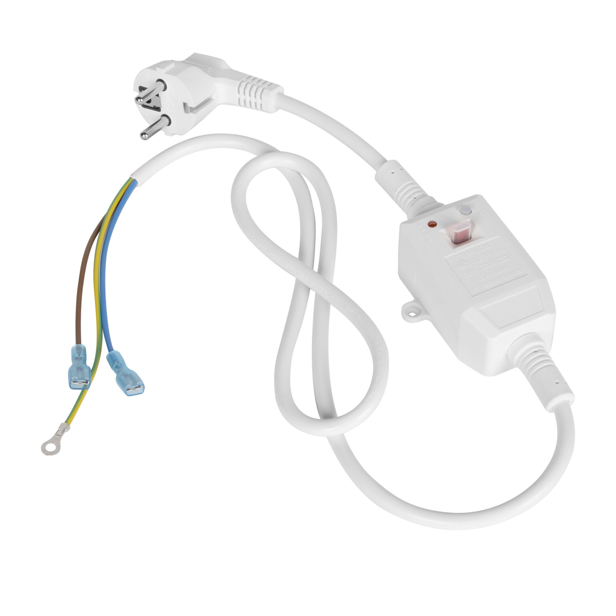 Шнур питания с УЗО и евровилкой ELCB 16А 1295849