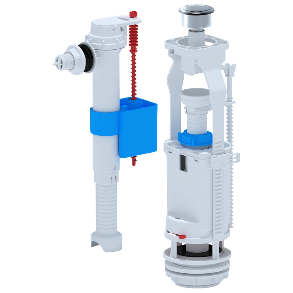 Арматура для унитаза АНИ Пласт WC8010C универсальная боковой подвод WC8010C