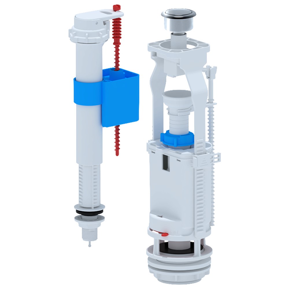Арматура для унитаза АНИ Пласт WC8510C универсальная нижний подвод WC8510C