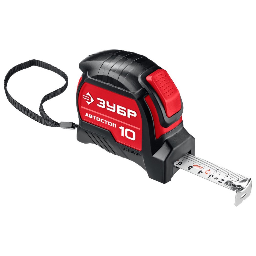 Рулетка ЗУБР ЭКСПЕРТ с автостопом 10 м х 25 мм 34055-10-25