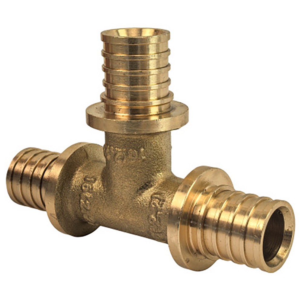 Тройник аксиальный RTP 16х16х16 мм латунь 1675990