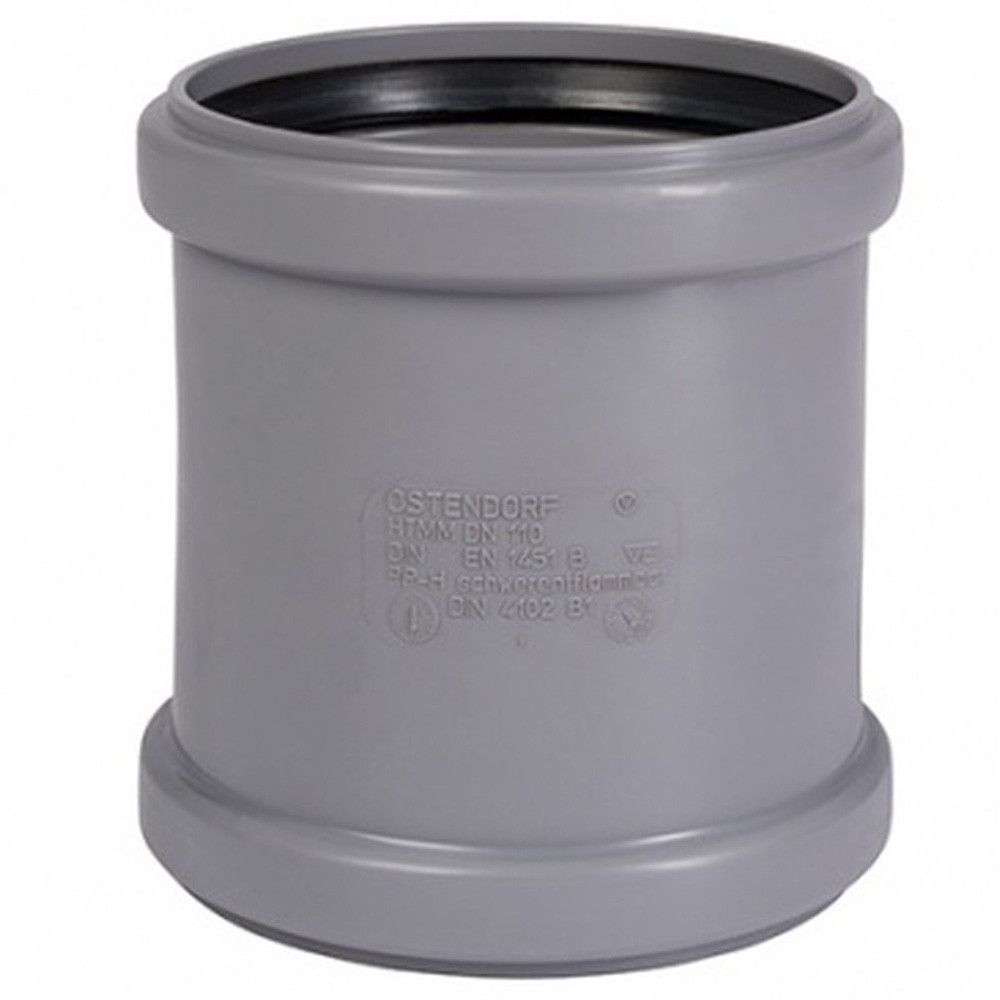 Муфта двойная Ostendorf HTMM 110 мм серая 115510