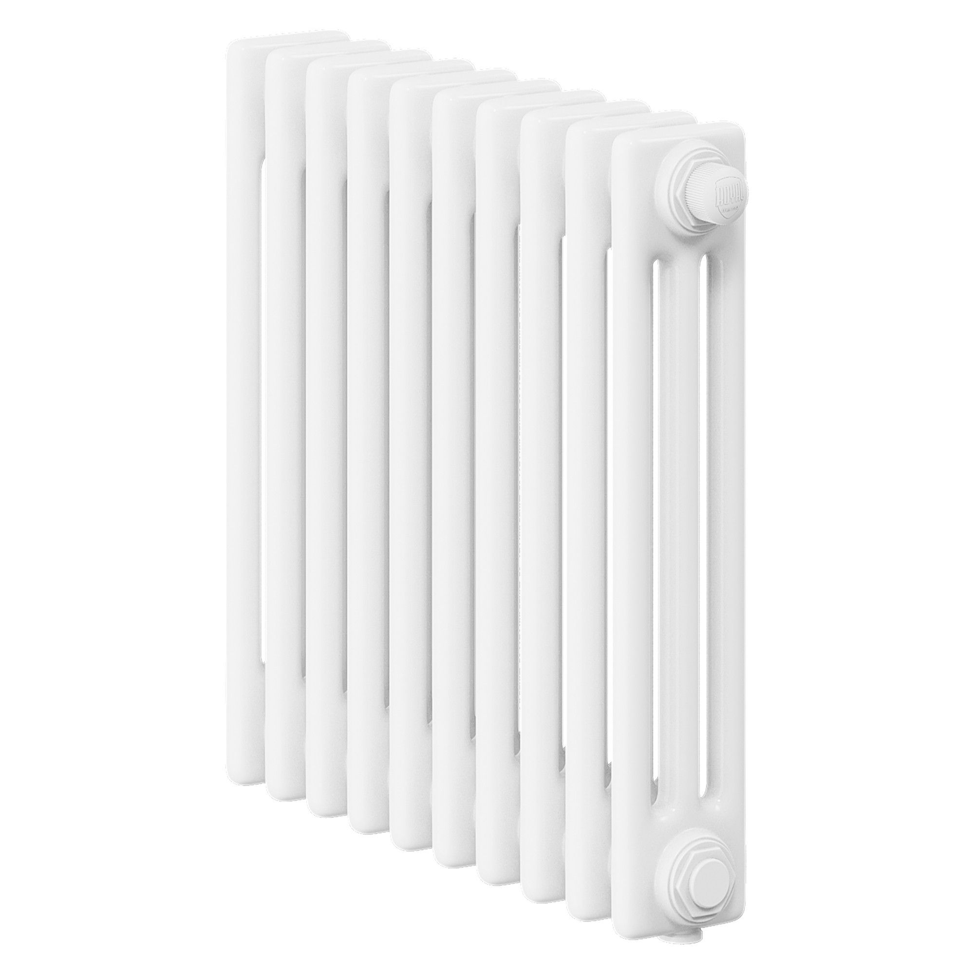 Дизайн-радиатор Royal Thermo Insignia R VC3050 10 секций нижнее подключение RAL9016 InR-VC3050.10.9016