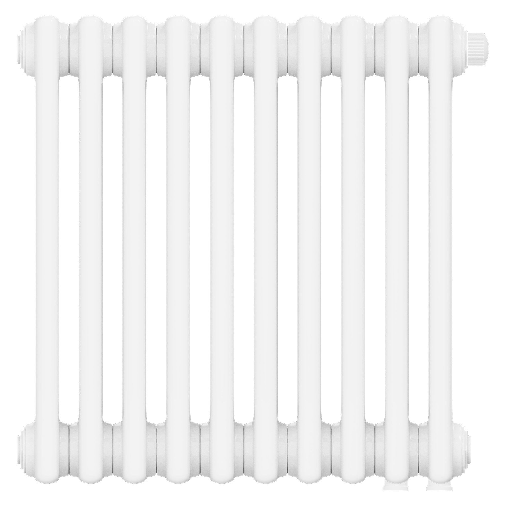Дизайн-радиатор Royal Thermo Insignia R VC3050 10 секций нижнее подключение RAL9016 InR-VC3050.10.9016