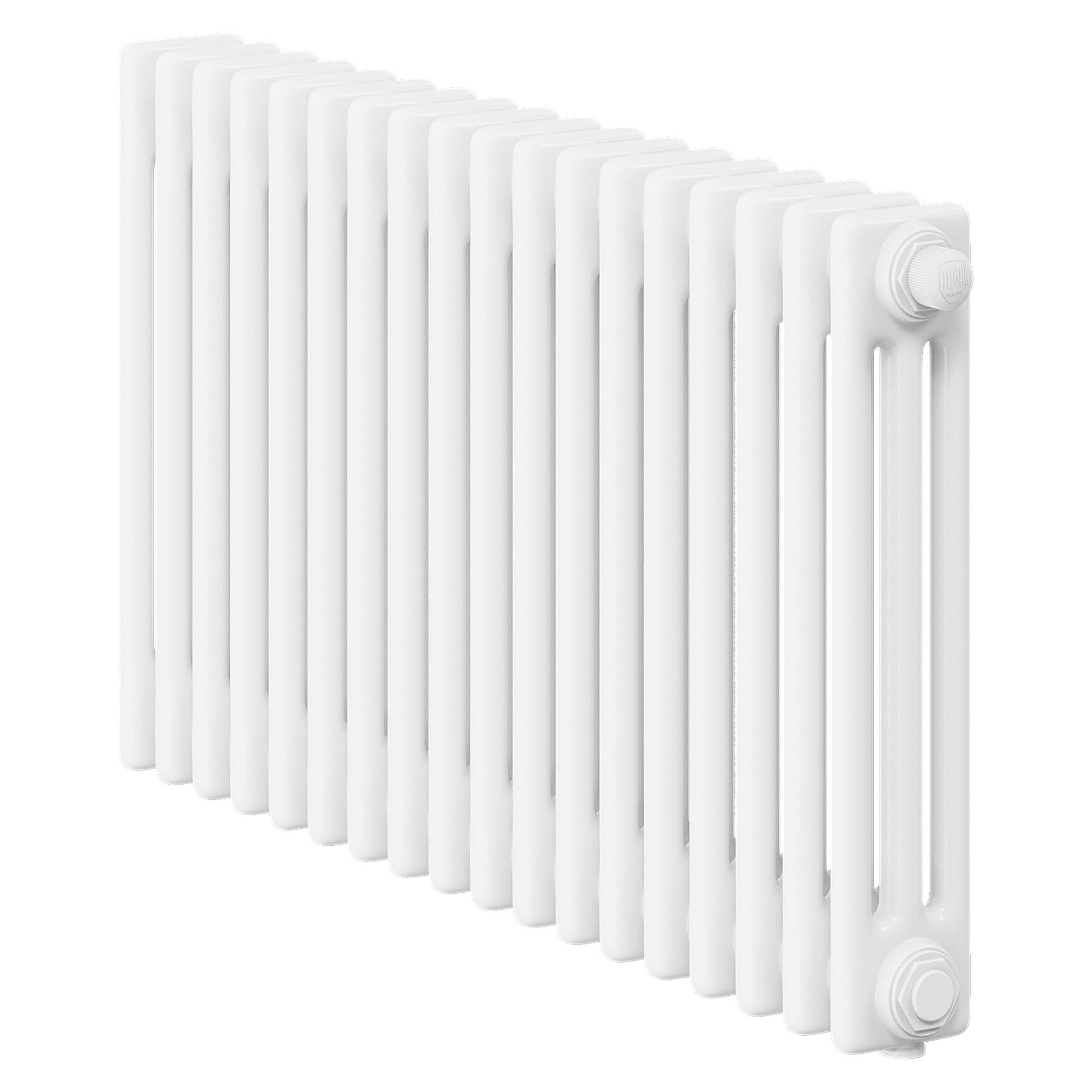 Дизайн-радиатор Royal Thermo Insignia R VC3050 18 секций нижнее подключение RAL 9016 InR-VC3050.18.9016