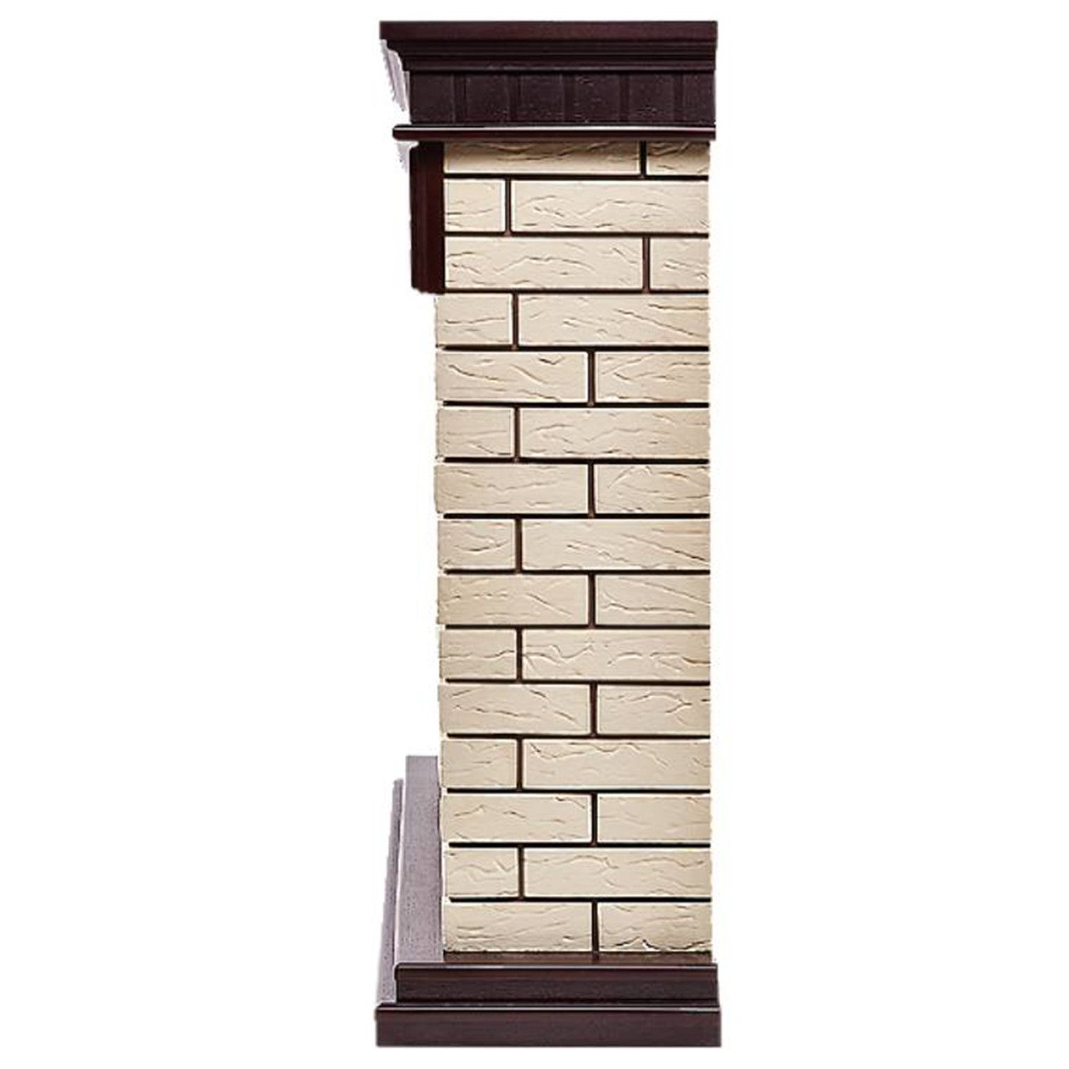 Каминокомплект: Очаг Electrolux 2720RLS N, портал Bricks 25 камень беж, шпон т.д.