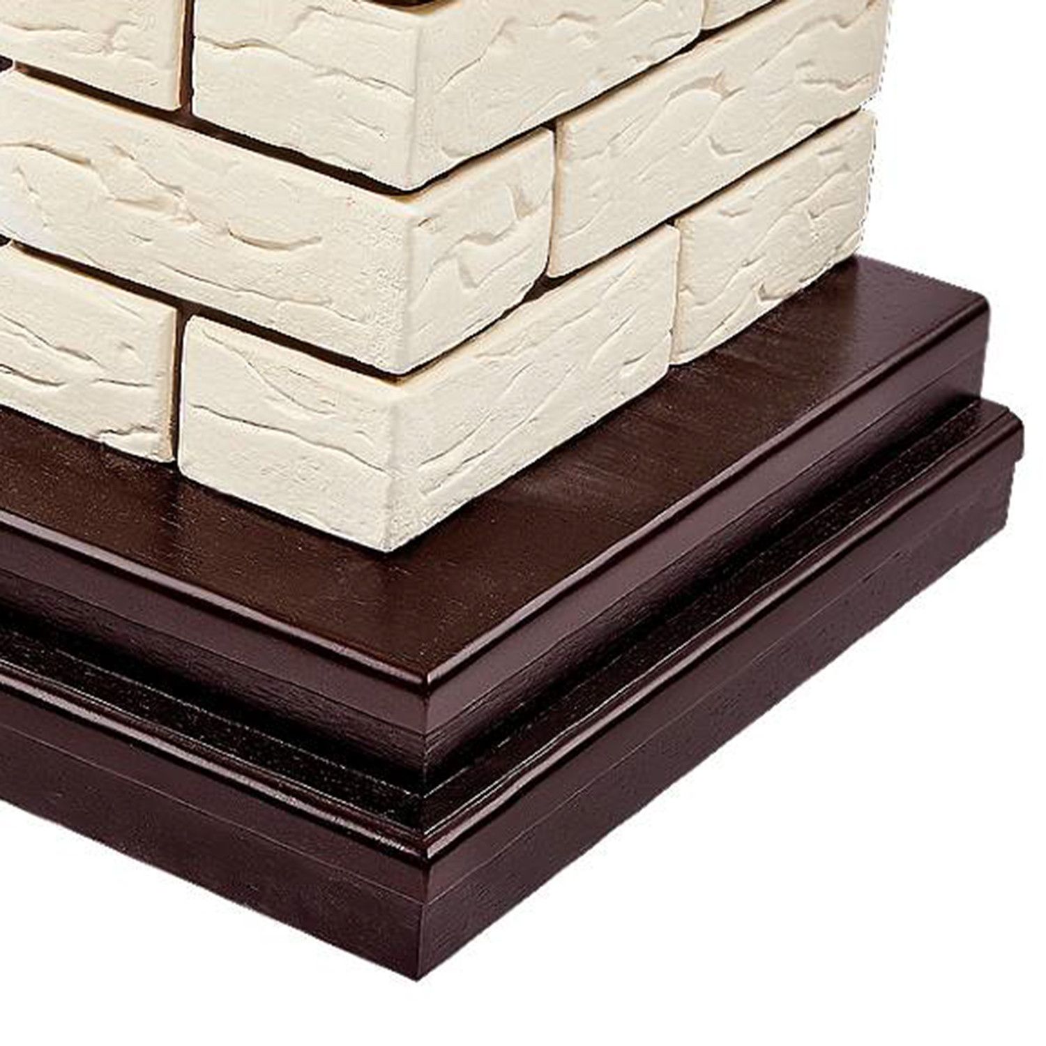 Каминокомплект: Очаг Electrolux 2720RLS N, портал Bricks 25 камень беж, шпон т.д.
