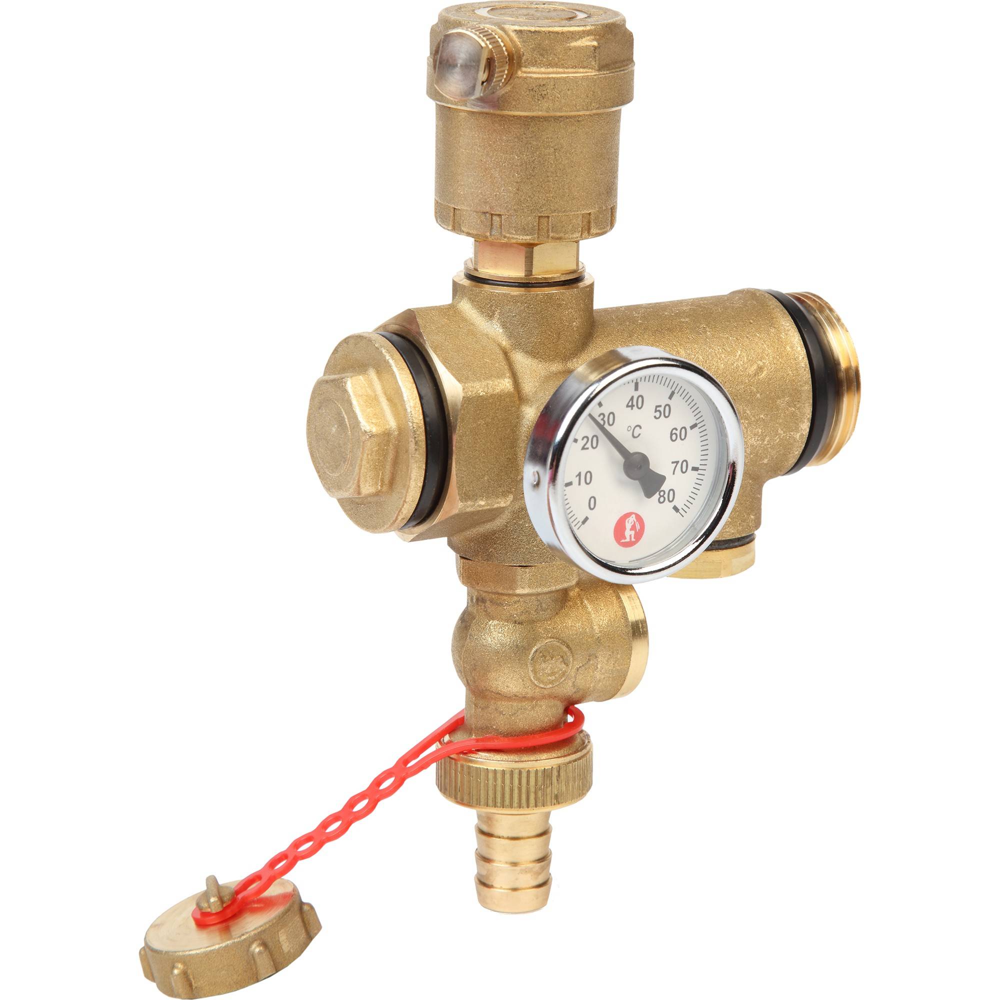 Группа сервисная Giacomini промежуточная с термометром 1 1/4 R554DY006