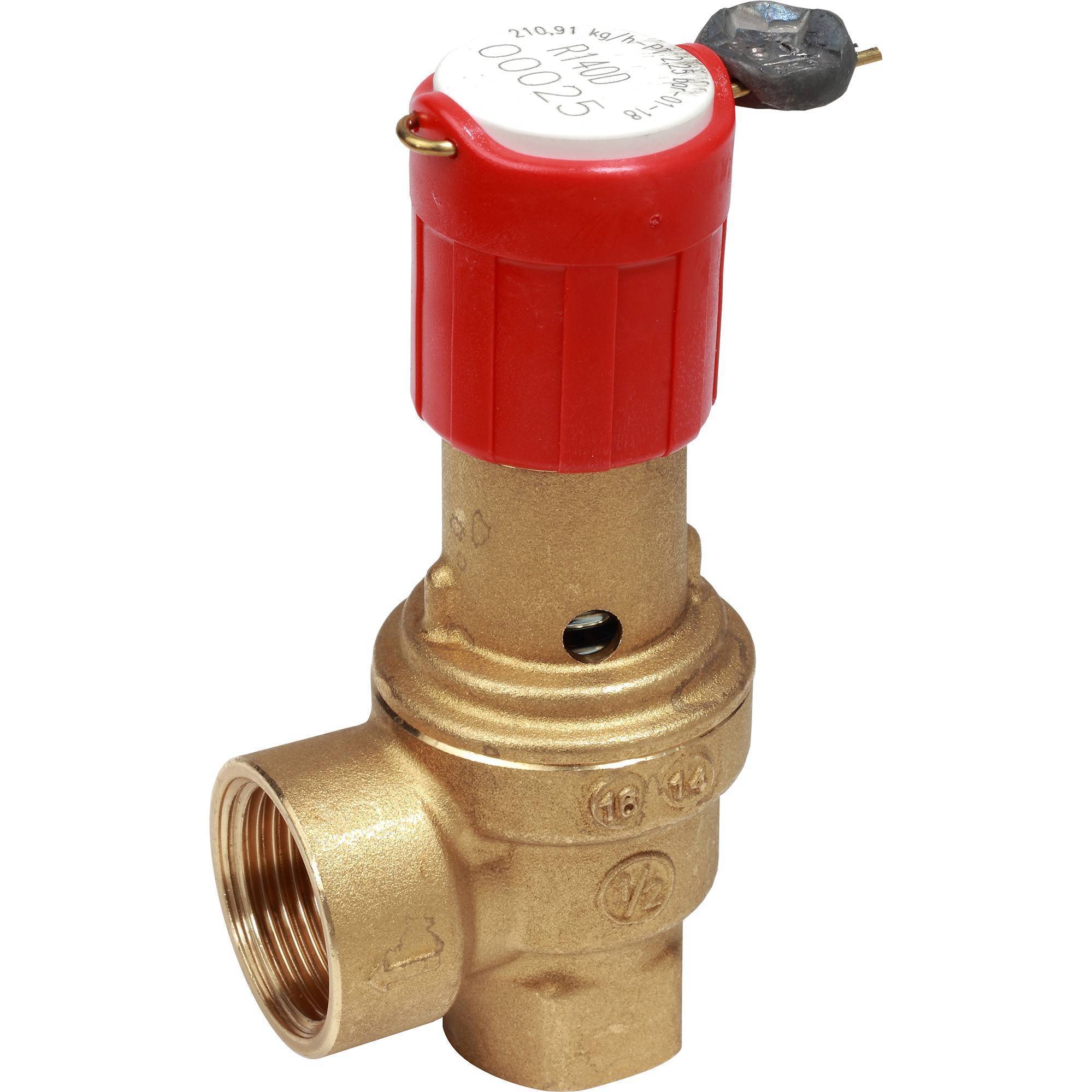 Клапан предохранительный Giacomini INAIL 3/4 5 бар R140DY132