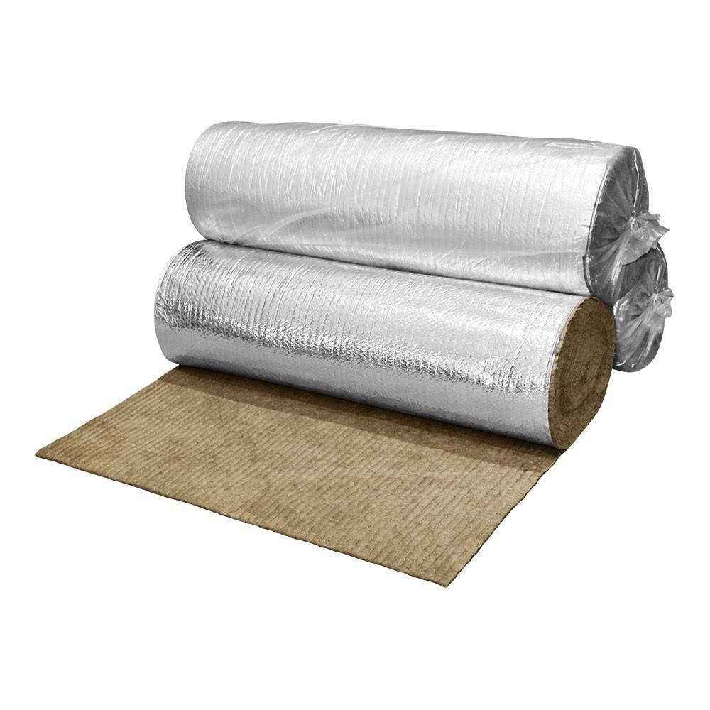 Материал огнезащитный базальтовый Veles Group МБОР-8Ф фольгированный 12 м2 МБОР-8Ф