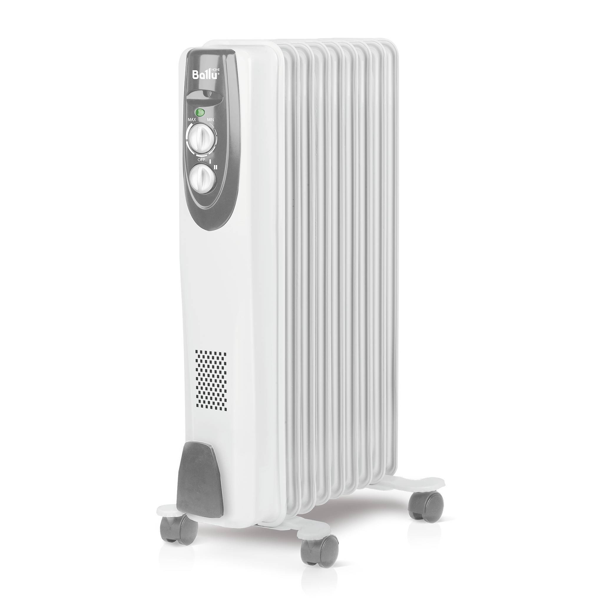 Масляный радиатор Ballu Classic Grey BOH/CL-09GRN 2000 Вт 9 секций BOH/CL-09GRN