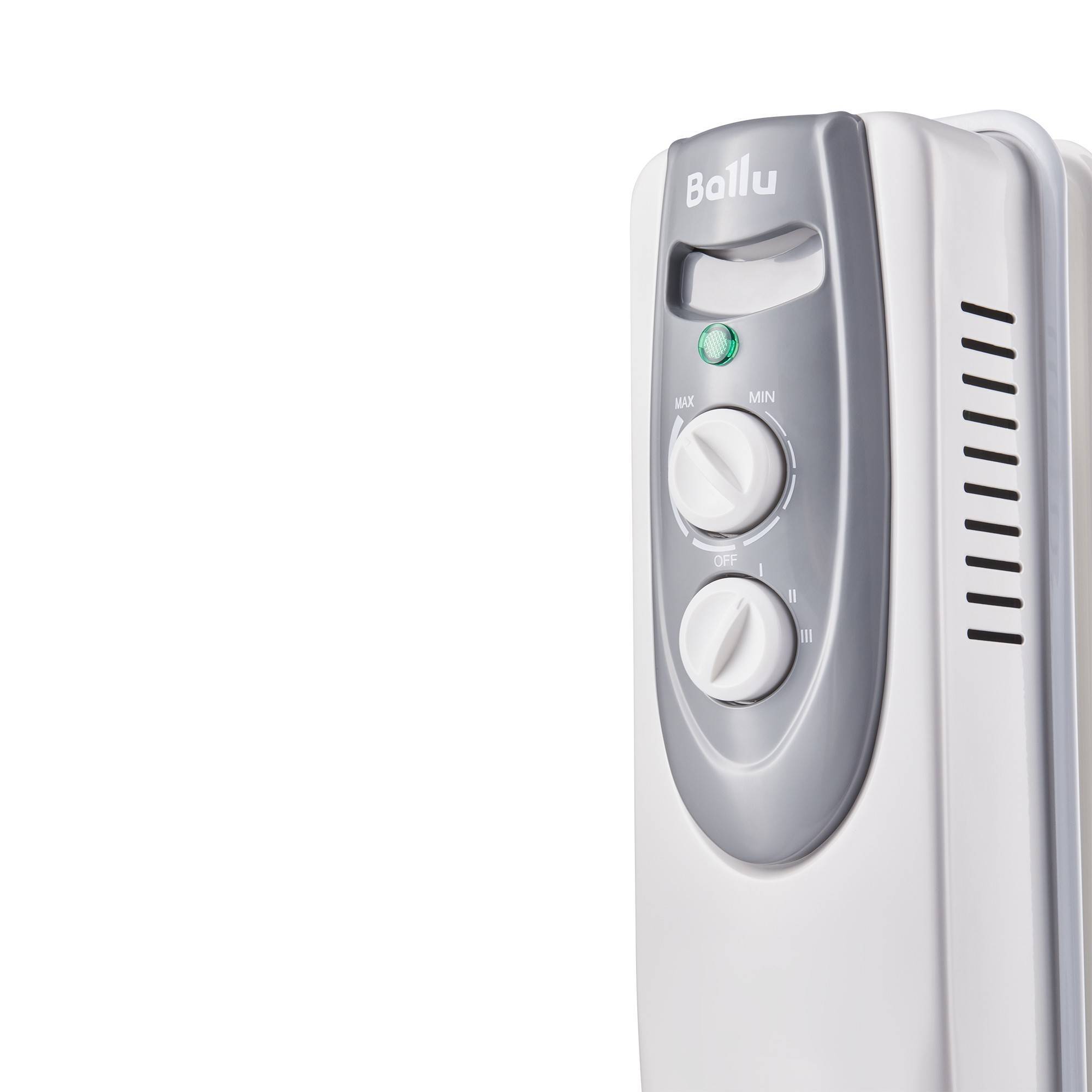 Масляный радиатор Ballu Classic Grey BOH/CL-09GRN 2000 Вт 9 секций BOH/CL-09GRN