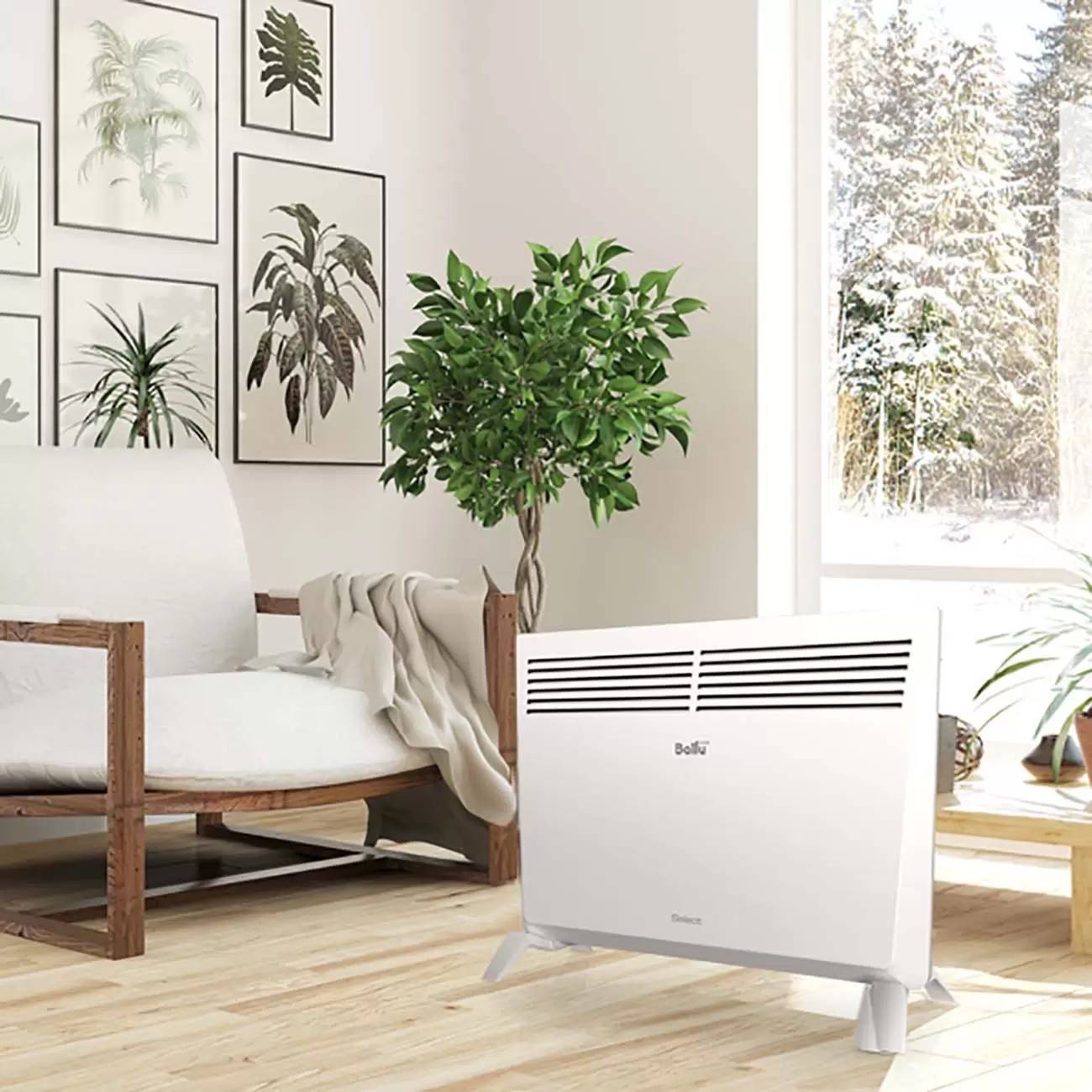 Конвектор электрический Ballu Solo Turbo 1000 Вт BEC/SEM-1000 НС-1277711