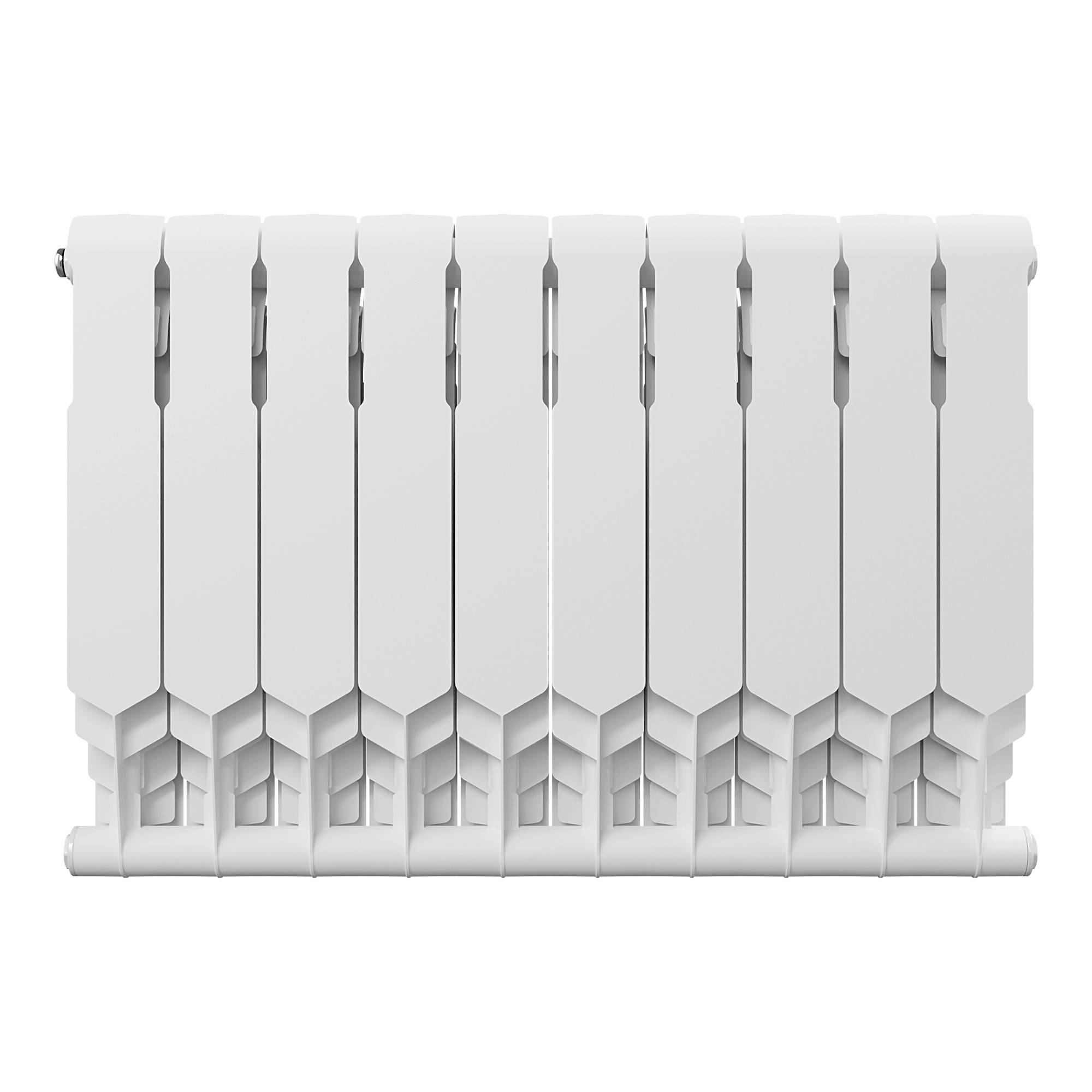 Радиатор биметаллический Royal Thermo Vittoria Super 500 LITE 10 секций боковое подключение НС-1421647