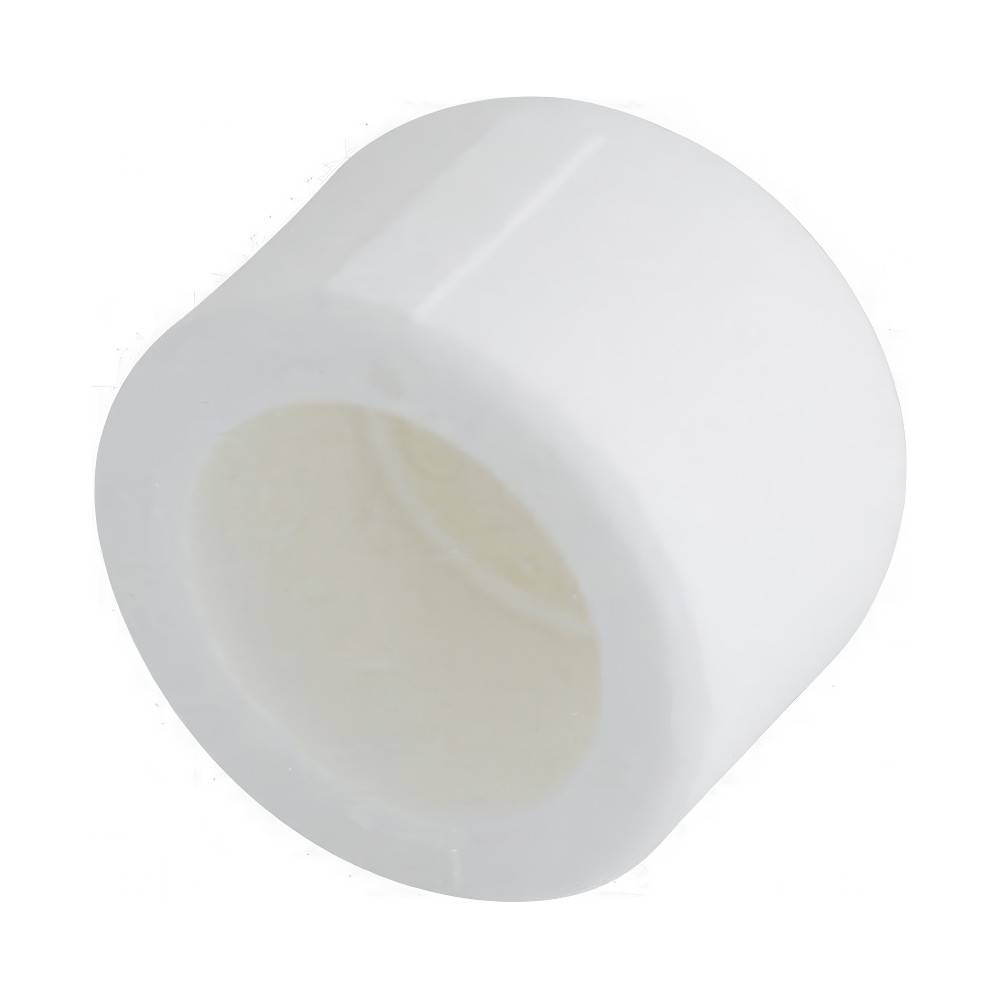 Заглушка полипропиленовая Lammin PPR 90 мм белая НС-1641444