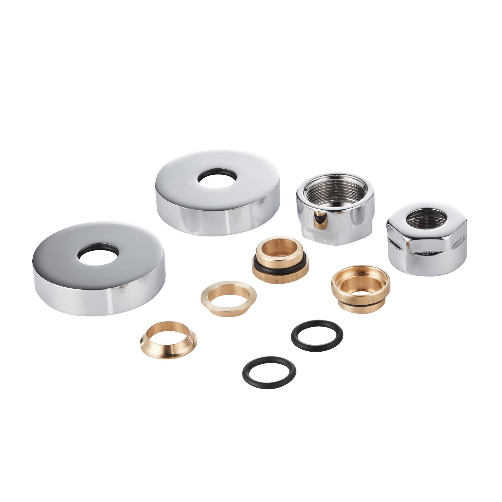 Набор термостатический угловой Royal Thermo Design Pro 15 мм M30x1,5 Хром НС-1458116