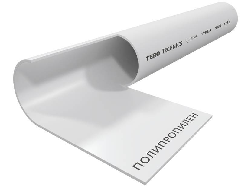 Труба полипропиленовая TEBO PP-R SDR6 PN20 25х4.2 мм белая 1307992