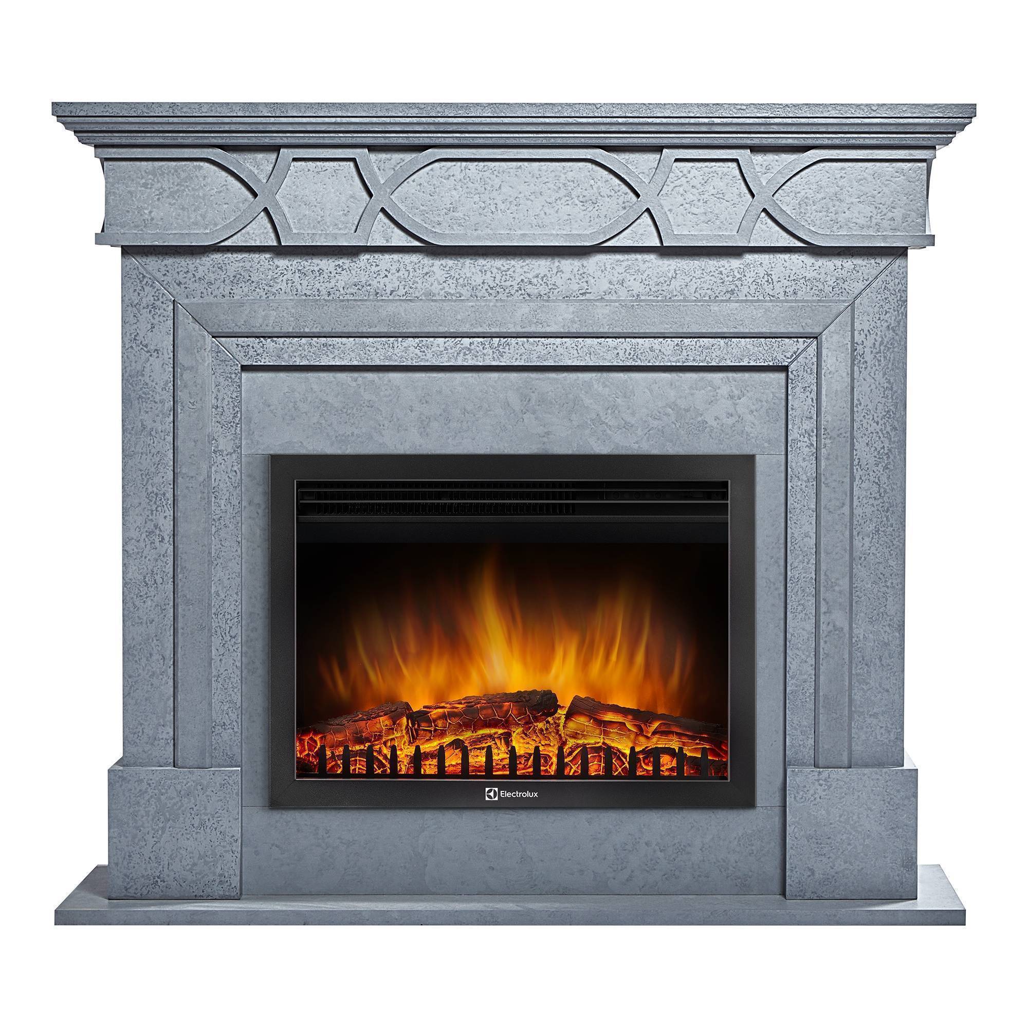 Портал для электрокамина Firelight Antico 25 серый 1524122