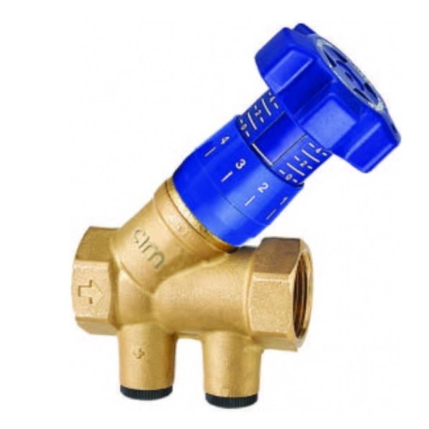 Клапан балансировочный MVI BL.220 с наклонным штоком Ду20 3/4 дюйма BL.220.04