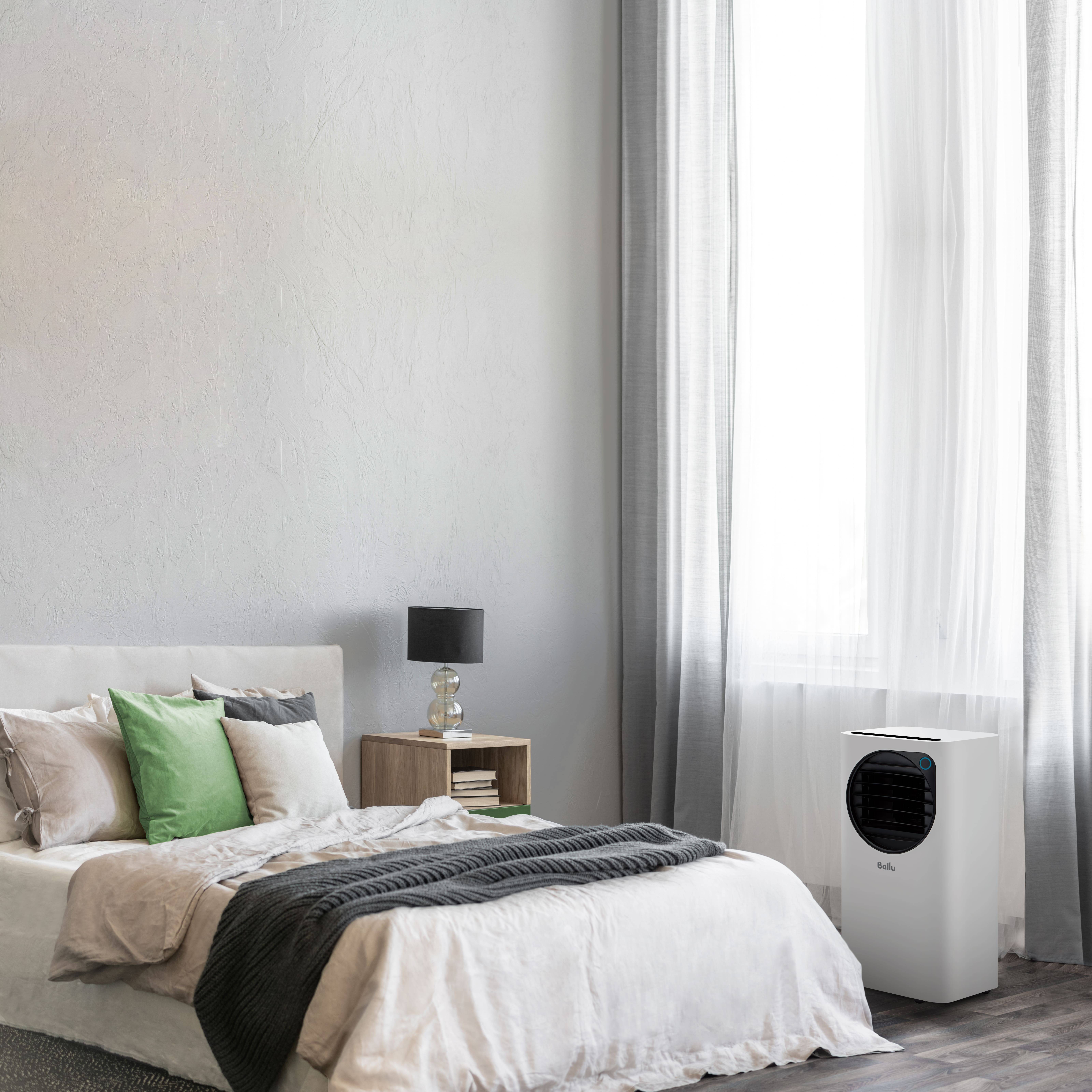 Кондиционер мобильный Ballu Eclipse BPAC-10 EPW/N6 белый