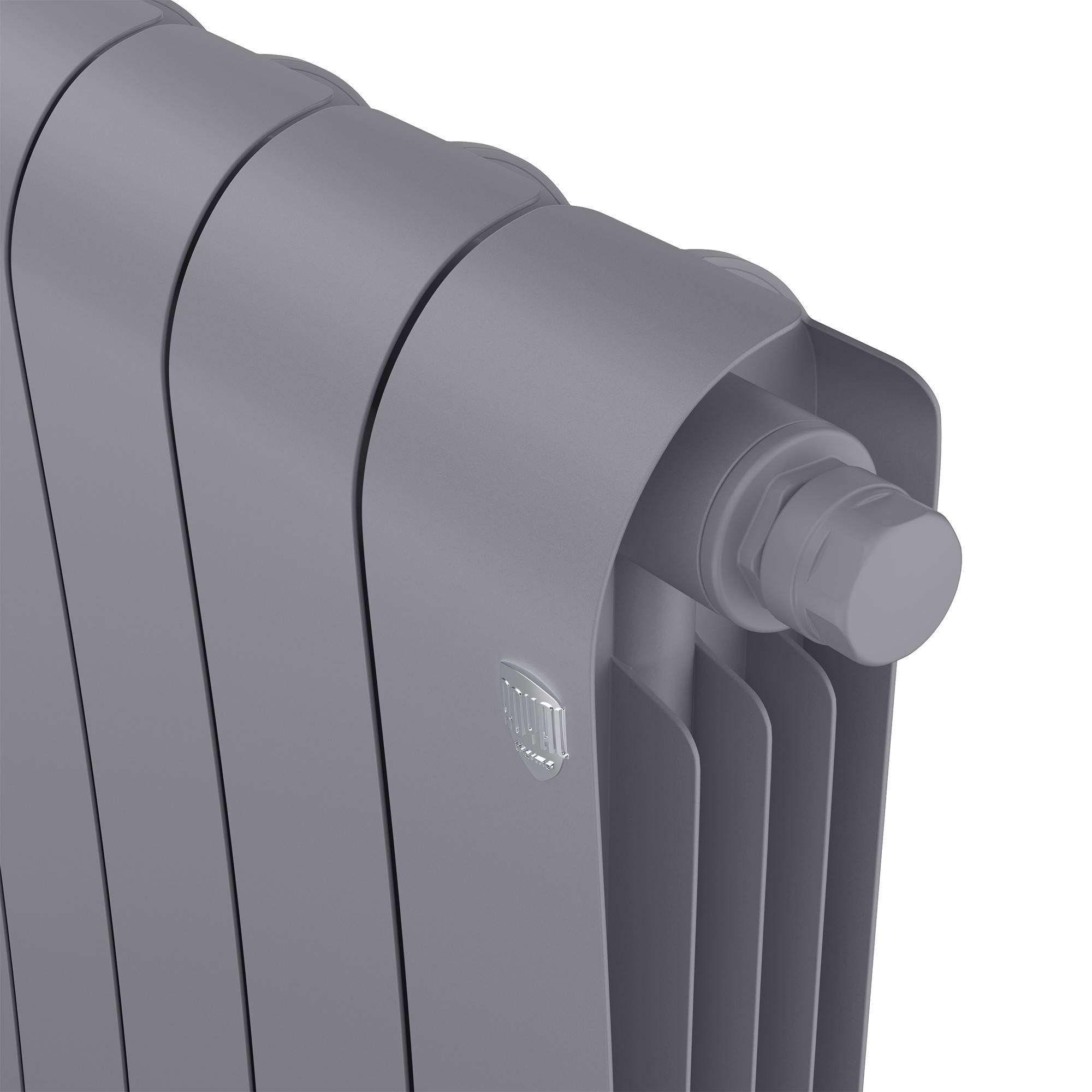 Радиатор биметаллический Royal Thermo Infinity 500 Silver Satin VR80 12 секций нижнее подключение НС-1658293