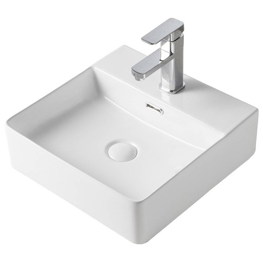 Раковина накладная Orange B04 белая B04-405w