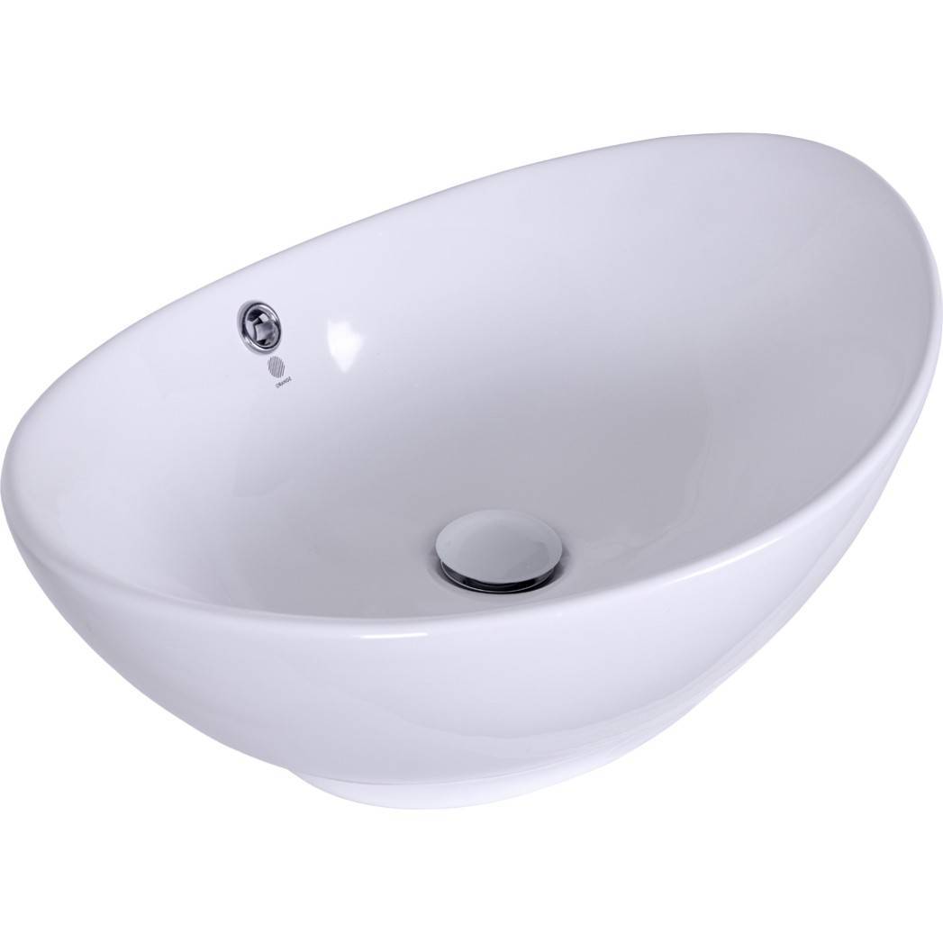 Раковина накладная Orange B08 белая B08-585w