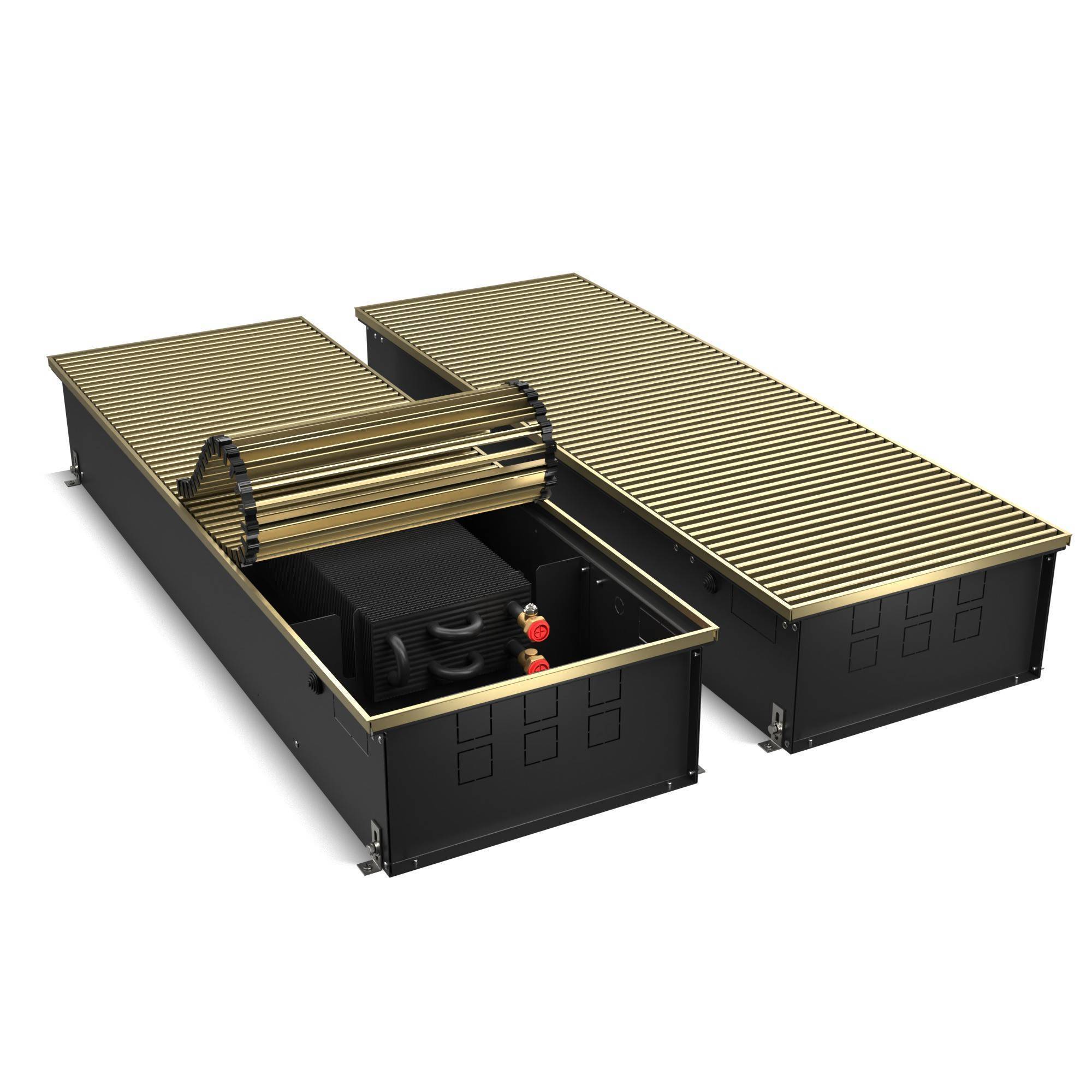 Конвектор внутрипольный Royal Thermo ATRIUM 190x400x2900 мм DG-U-LB ATRIUM-190/400/2900-DG-U-LB