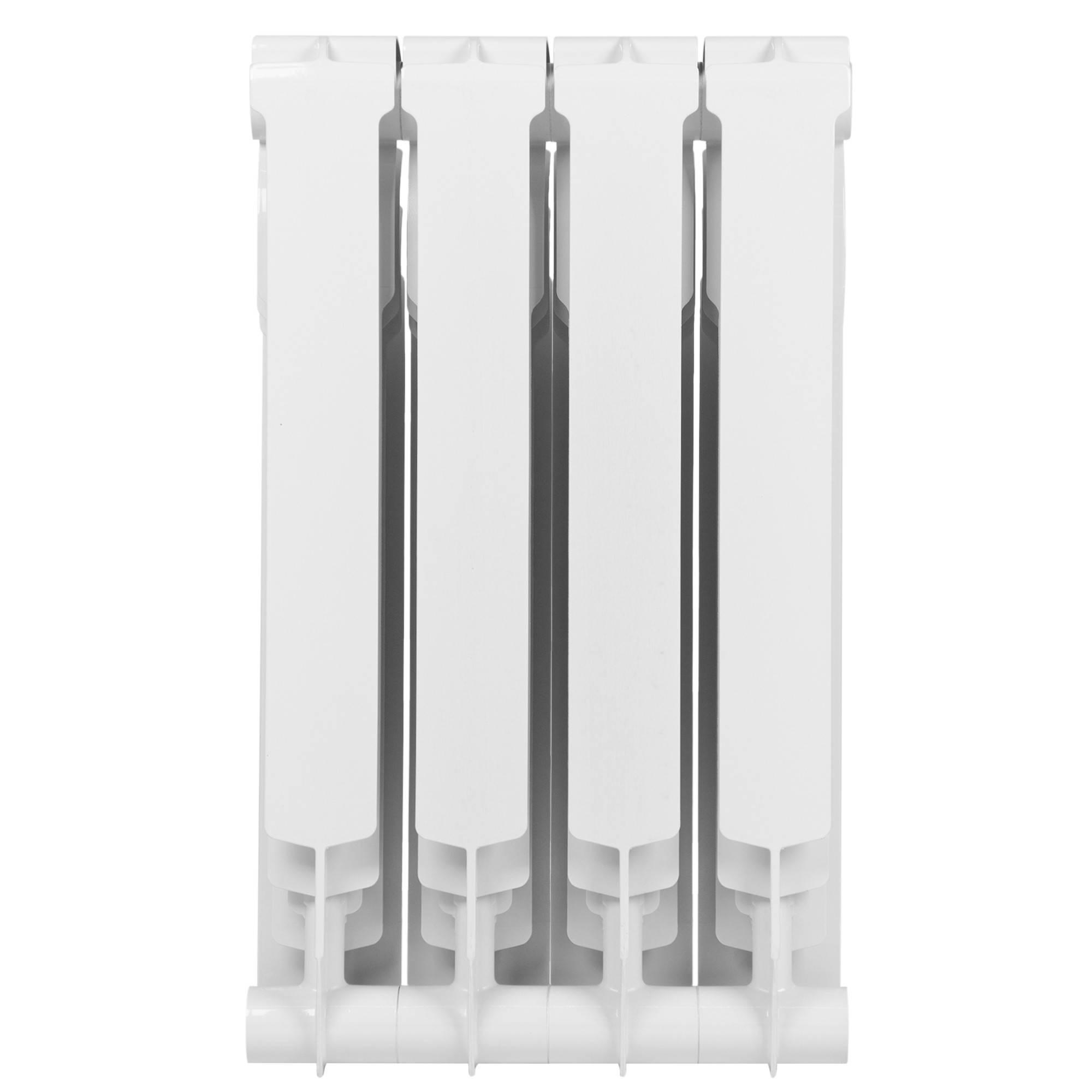 Радиатор биметаллический Royal Thermo Monoblock B 2.0 500 4 секции боковое подключение RPMB2050004