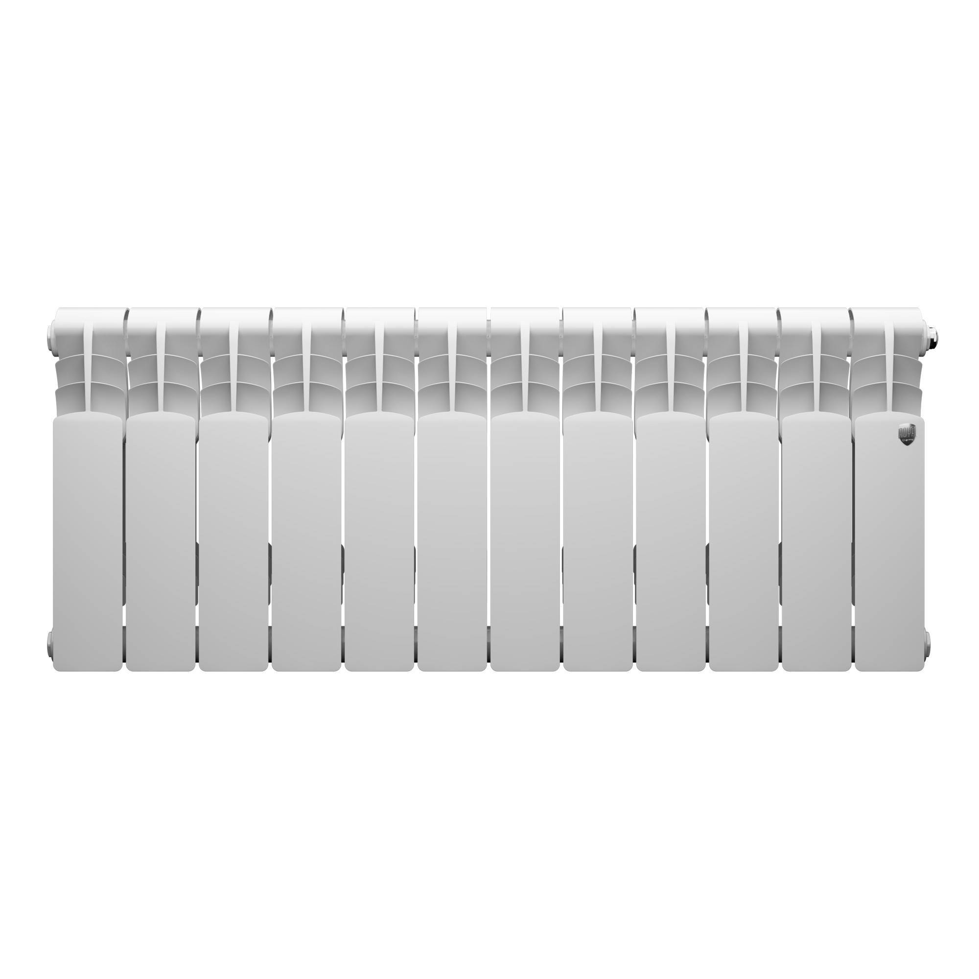 Радиатор биметаллический Royal Thermo Revolution B 350 12 секций боковое подключение 1682413