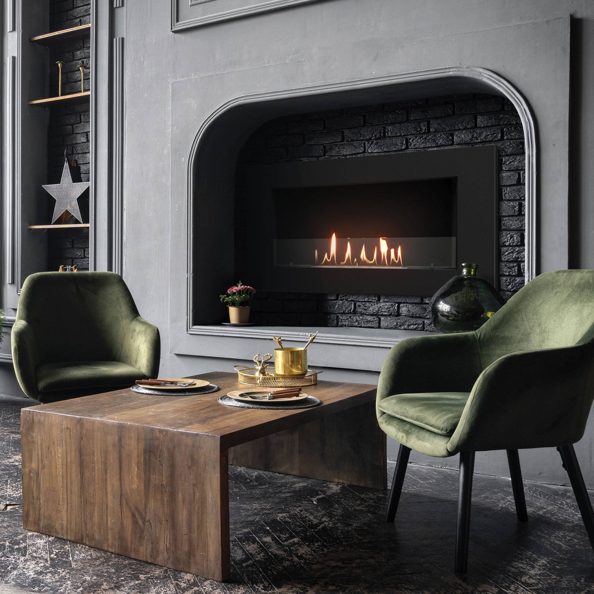 Каминокомплект биокамин Firelight BFP/W-110 с набором керамических камней M белые НС-1708455