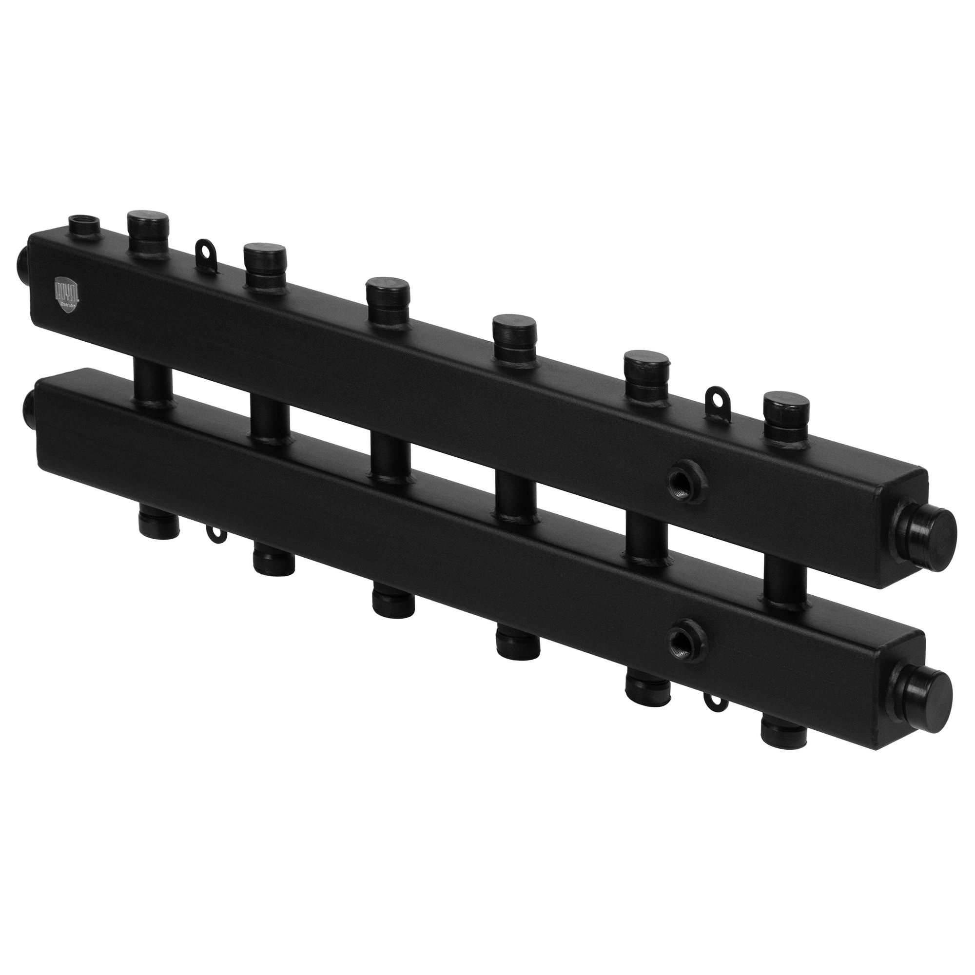 Коллектор распределительный Royal Thermo 7 контуров (3 вверх, 3 вниз, 1 вбок) RTE 50.125.06 D