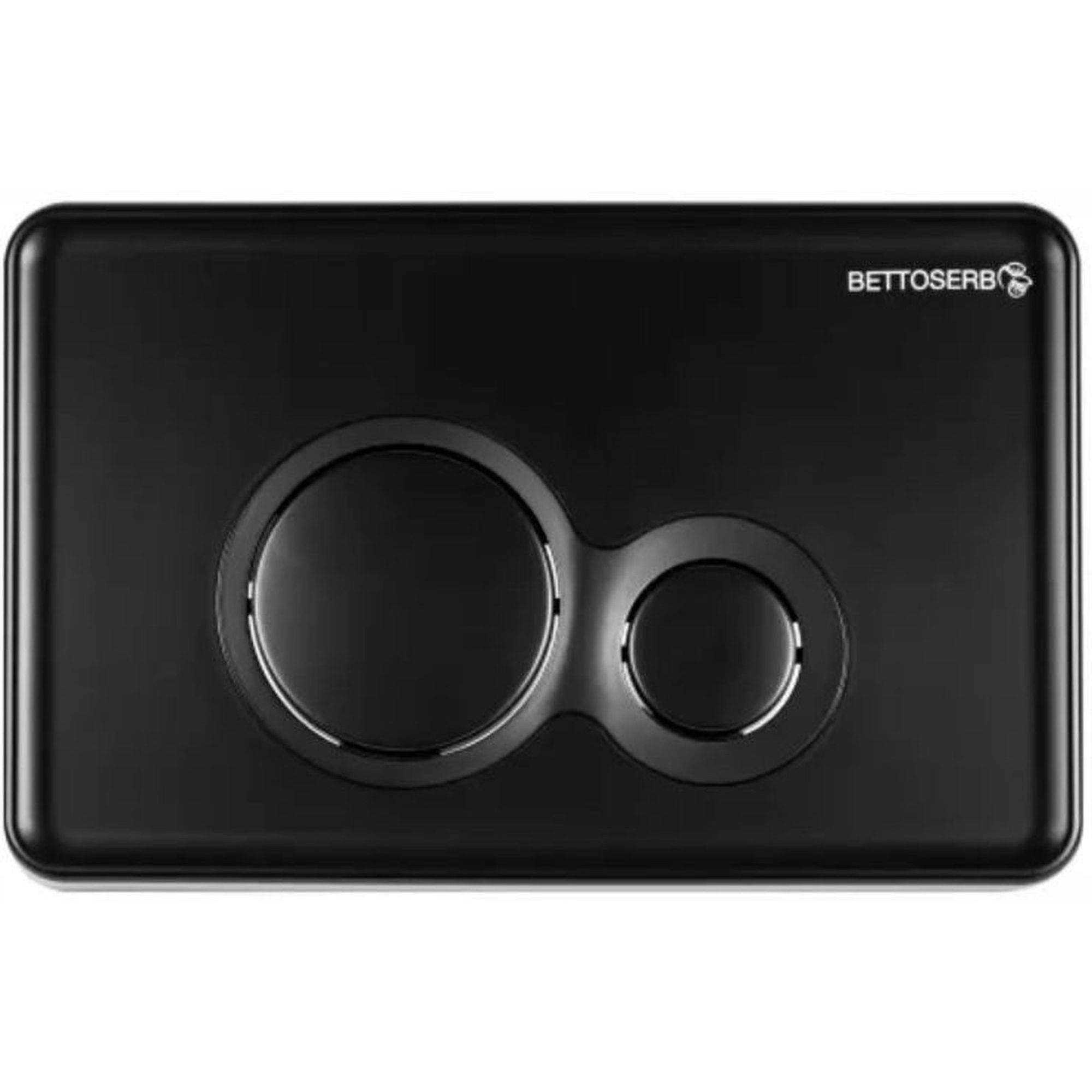 Система инсталляции для унитаза Bettoserb Sava Free Standing с клавишей смыва Twin черный матовый 1637763