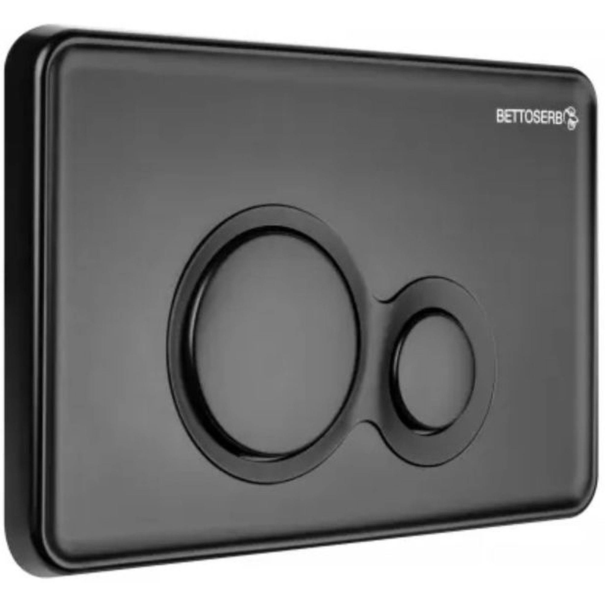 Система инсталляции для унитаза Bettoserb Sava Free Standing с клавишей смыва Twin черный матовый 1637763