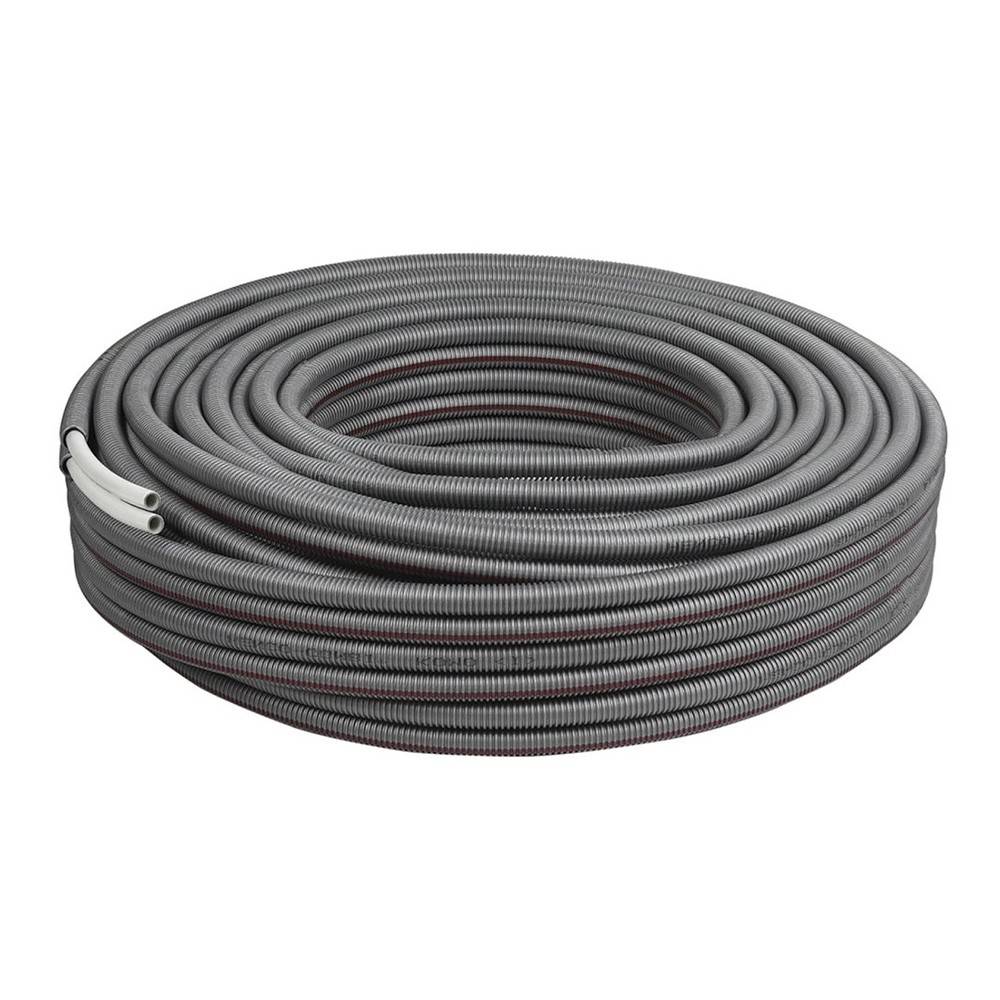 Труба металлопластиковая HENCO RIXc COMBI 16х2.0 мм в серой гофре бухта 50 м 50-COMBI16R