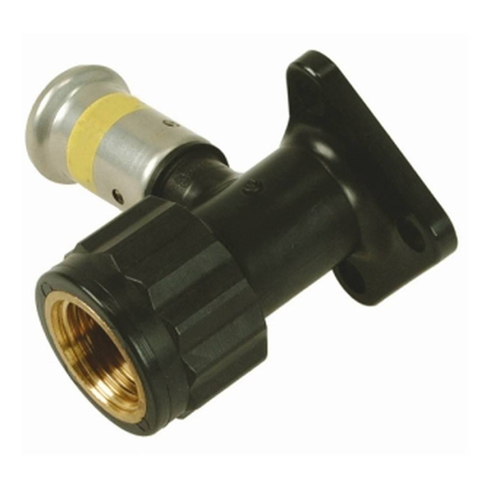 Водорозетка HENCO PVDF Press Gas 16x3/8 ВР 56 мм 2PK-1603G