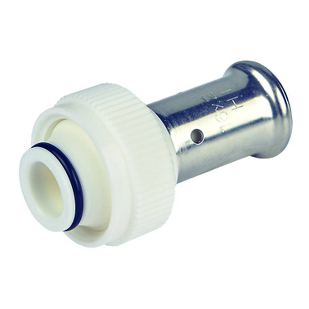 Пресс-фитинг HENCO PVDF с накидной гайкой Евроконус 20x3/4 15PK-2005