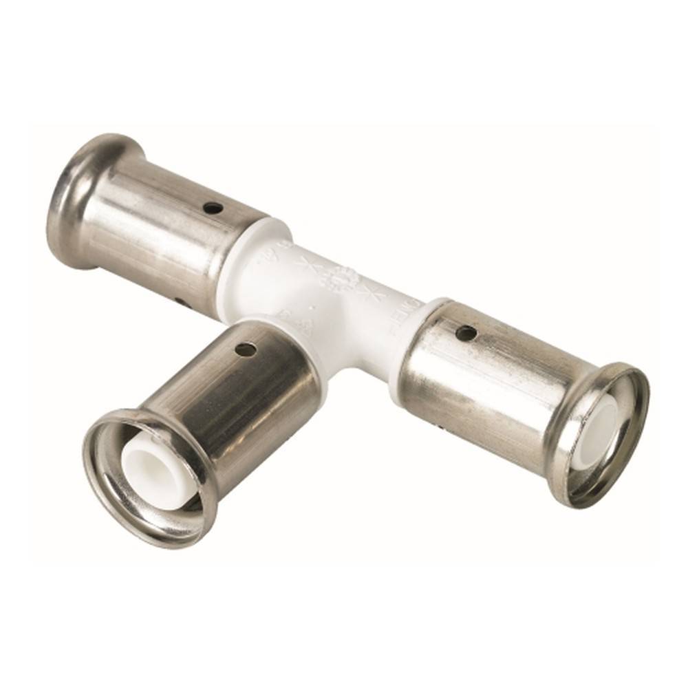 Тройник пресс равнопроходный Henco PVDF 26х26х26 мм 1647390