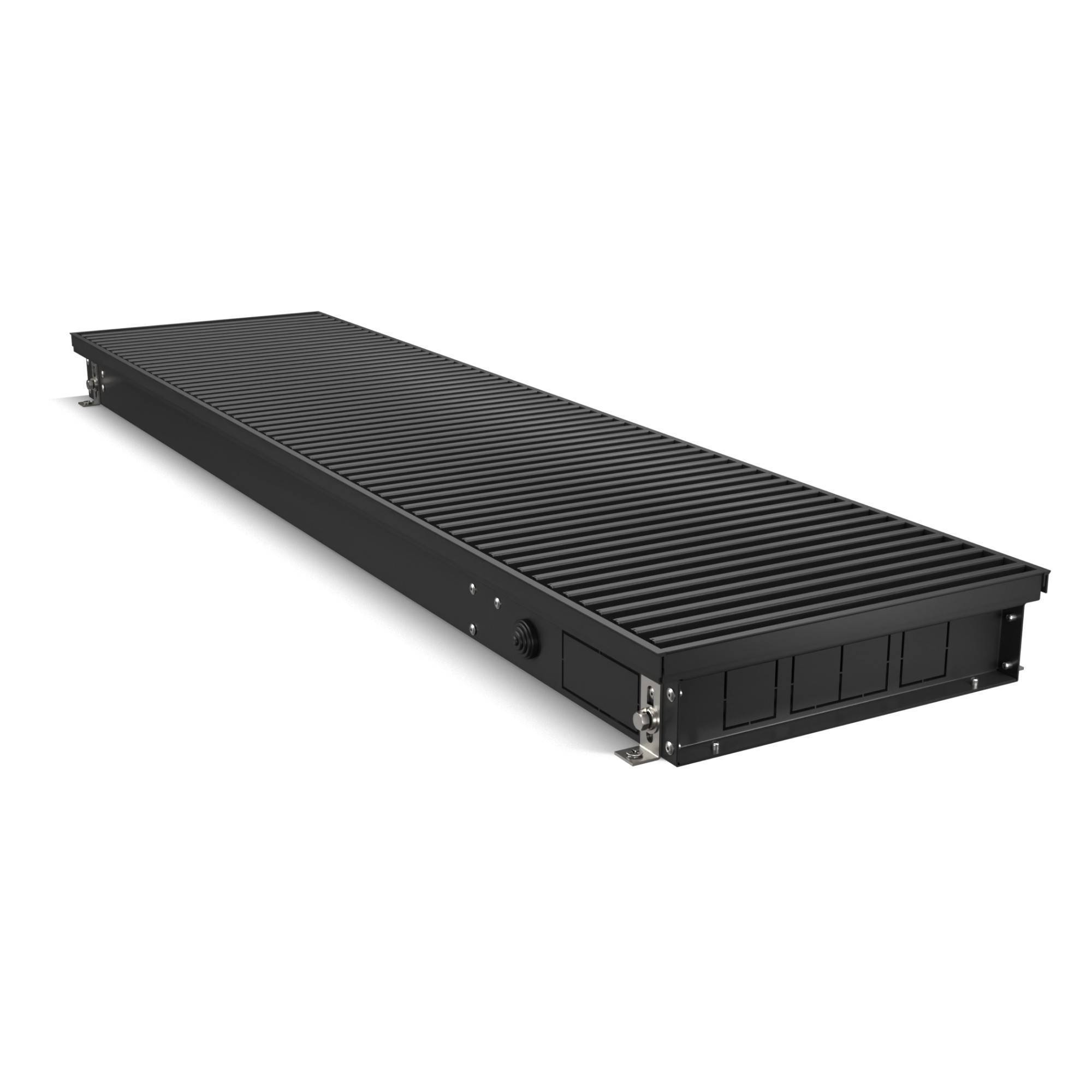 Конвектор внутрипольный Royal Thermo ATRIUM TURBO 80x300x800 мм DG-U-BL инверторный НС-1493886