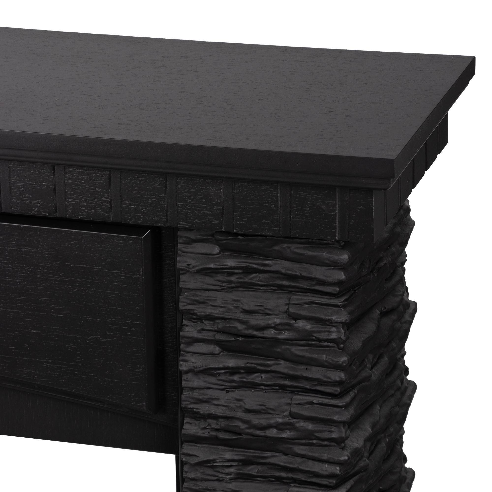 Каминокомплект Electrolux EFP/P-4220LS с порталом Firelight Porto 42/40/36 камень черный / венге НС-1721280