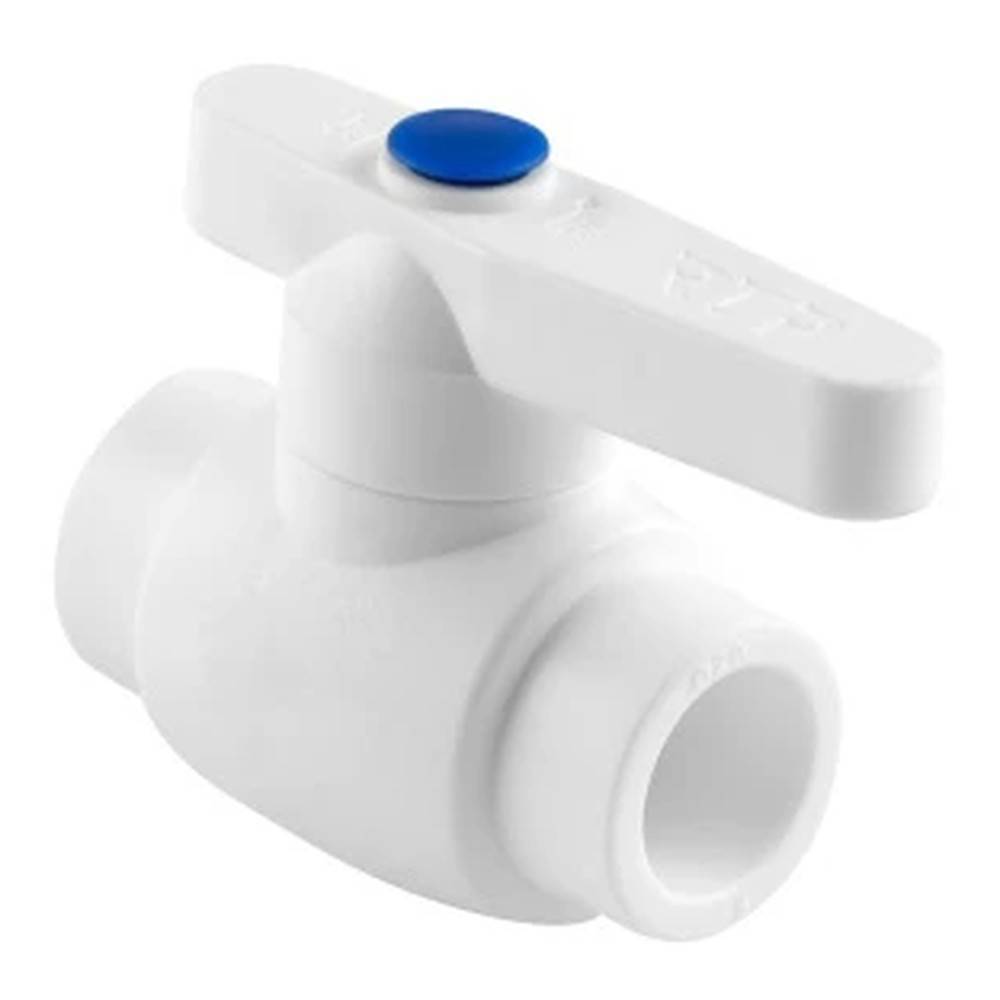 Кран шаровой РТП Стандарт PP-R D 20 мм белый 11449