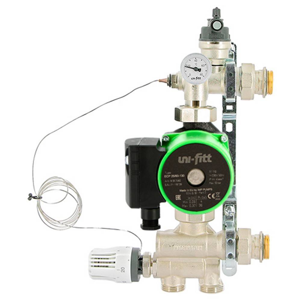 Насосно-смесительная группа Uni-Fitt SOLOMIX 1 без насоса 480G2500